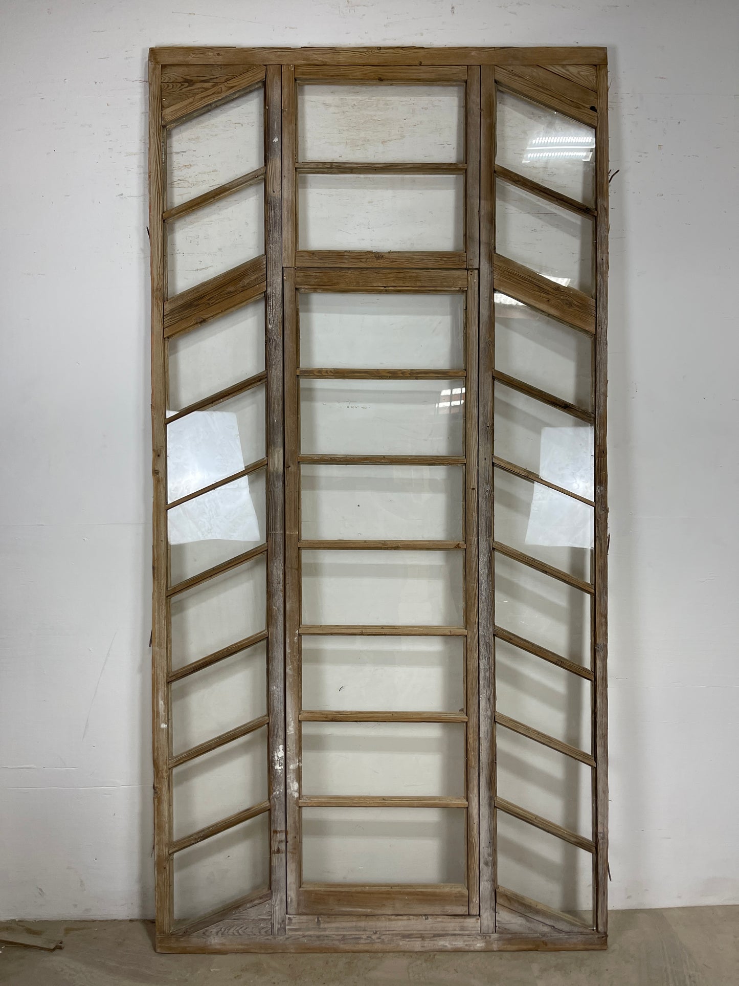 Antique French window wall piece (100.5x50.75) O991