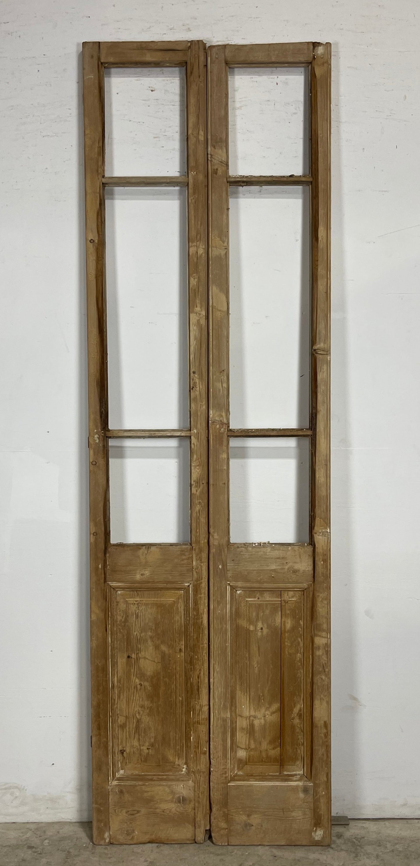 Antique French Panel Doors with no glass (96.5x29.5) M075