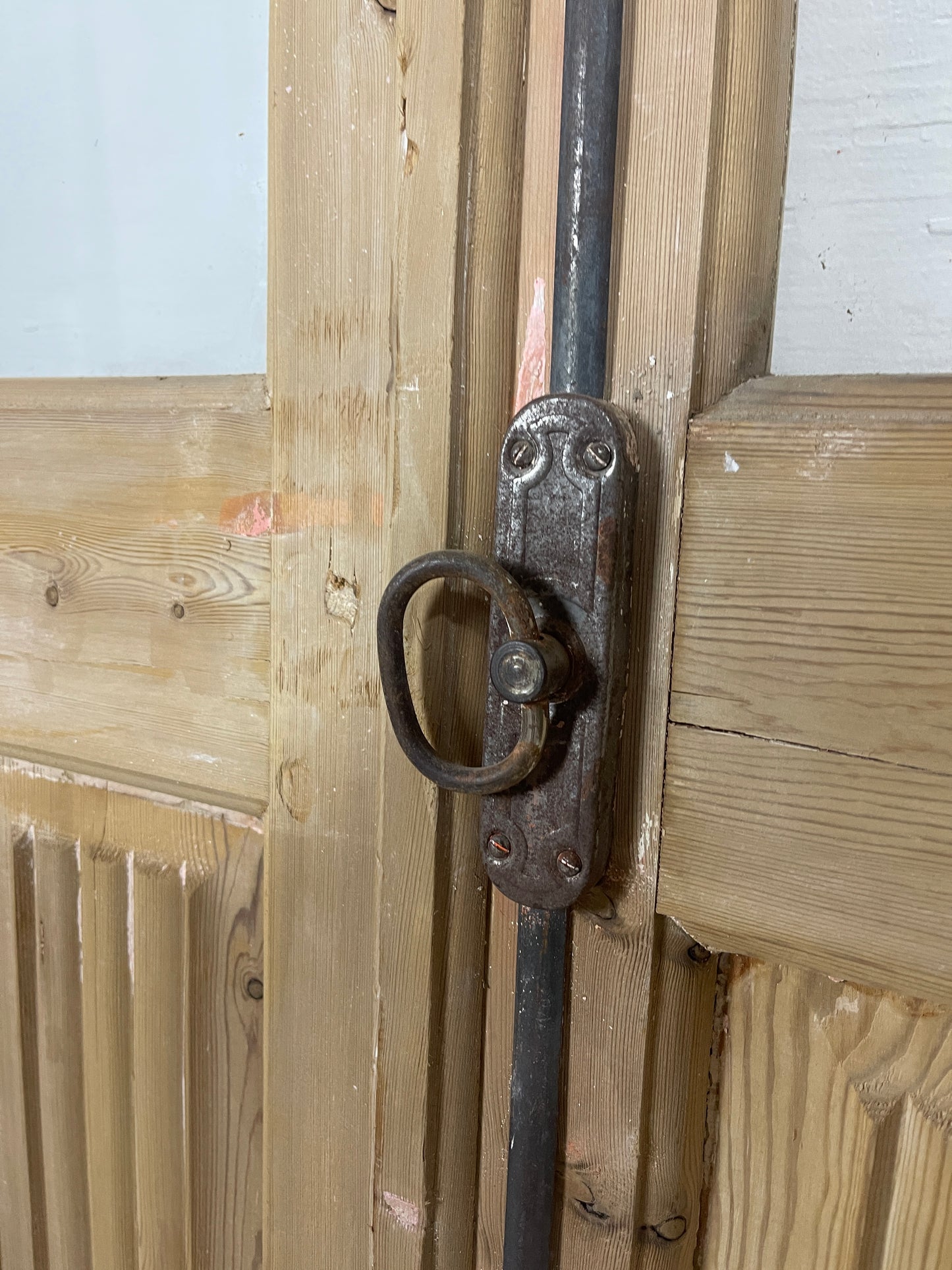 Antique French panel doors with Glass (92 x 40) O67