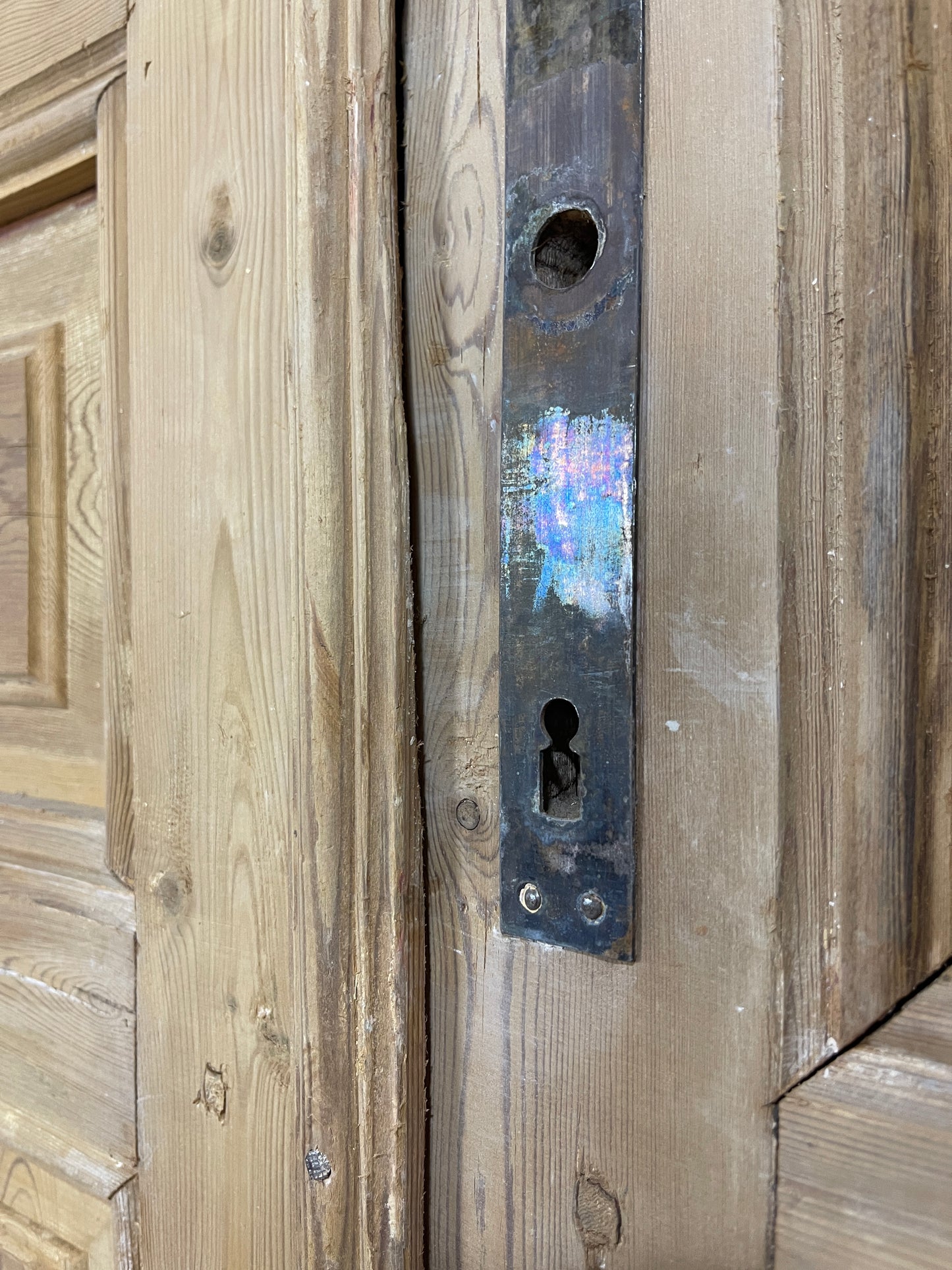 Antique French panel Doors ( 96x 36) O132