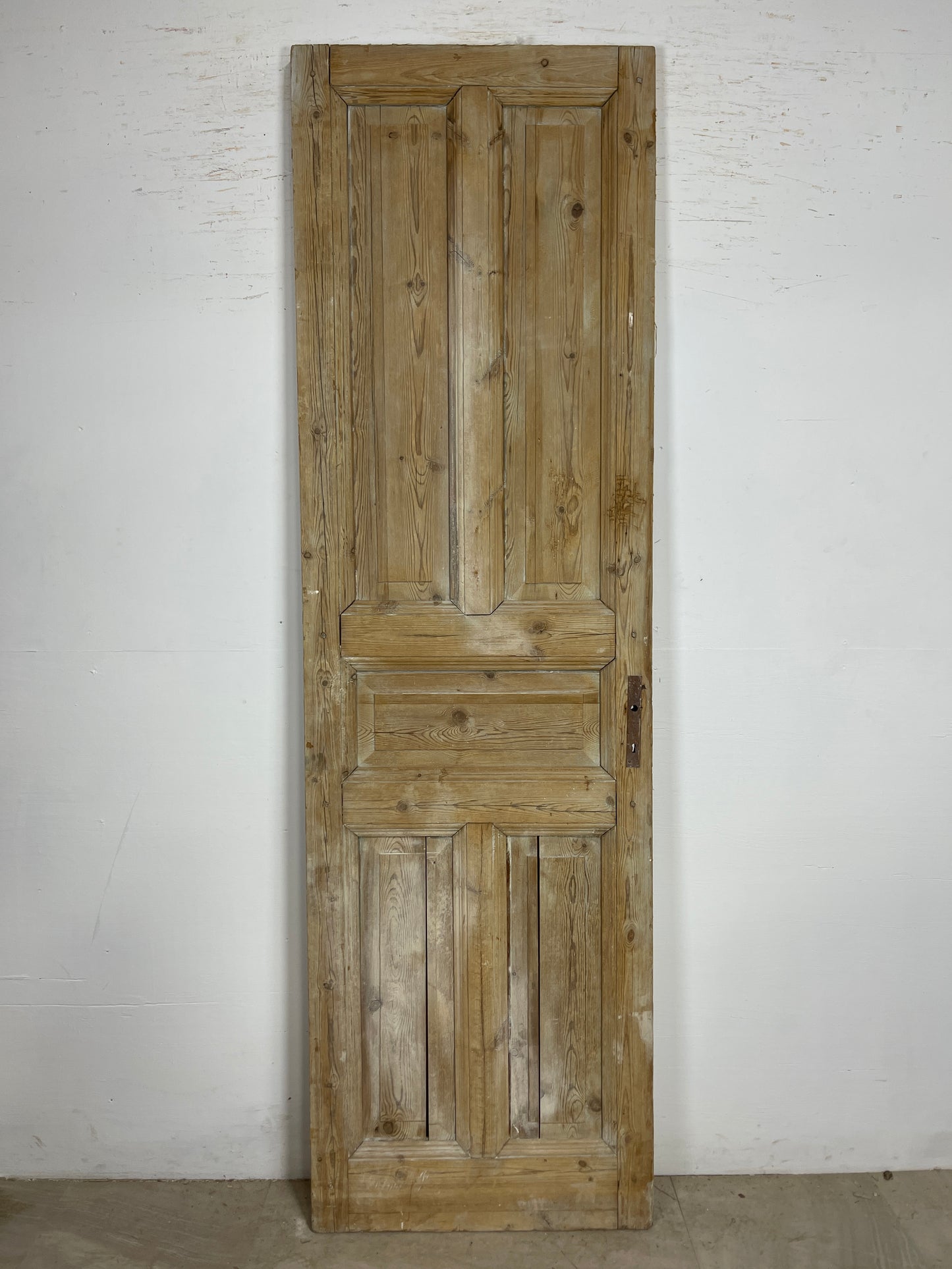 Antique French Panel Door (95.5 x 28.5) Single wood O227