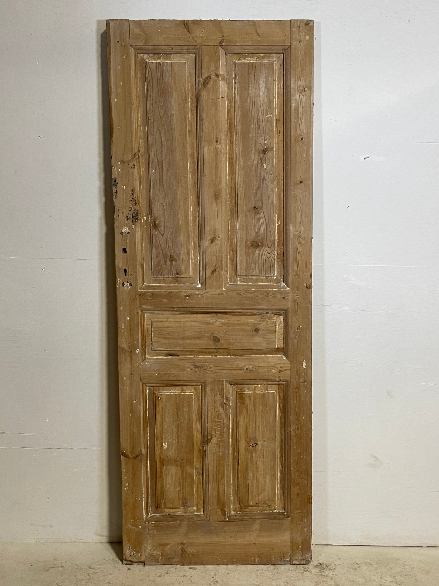 Antique French panel door (83.75x30.25) L259