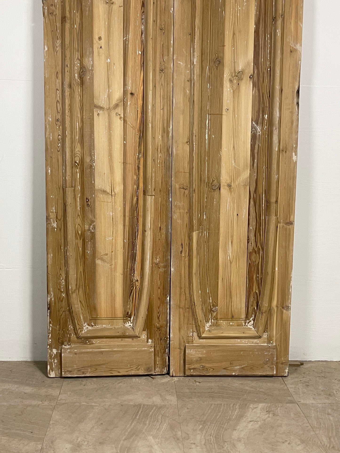 Antique French panel door with Glass (100.5 x 40) O11