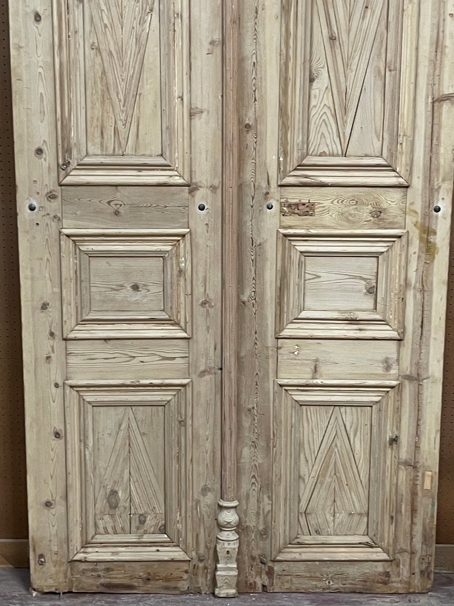 Antique  French Panel Door with Carving  (131x53.5)  E998