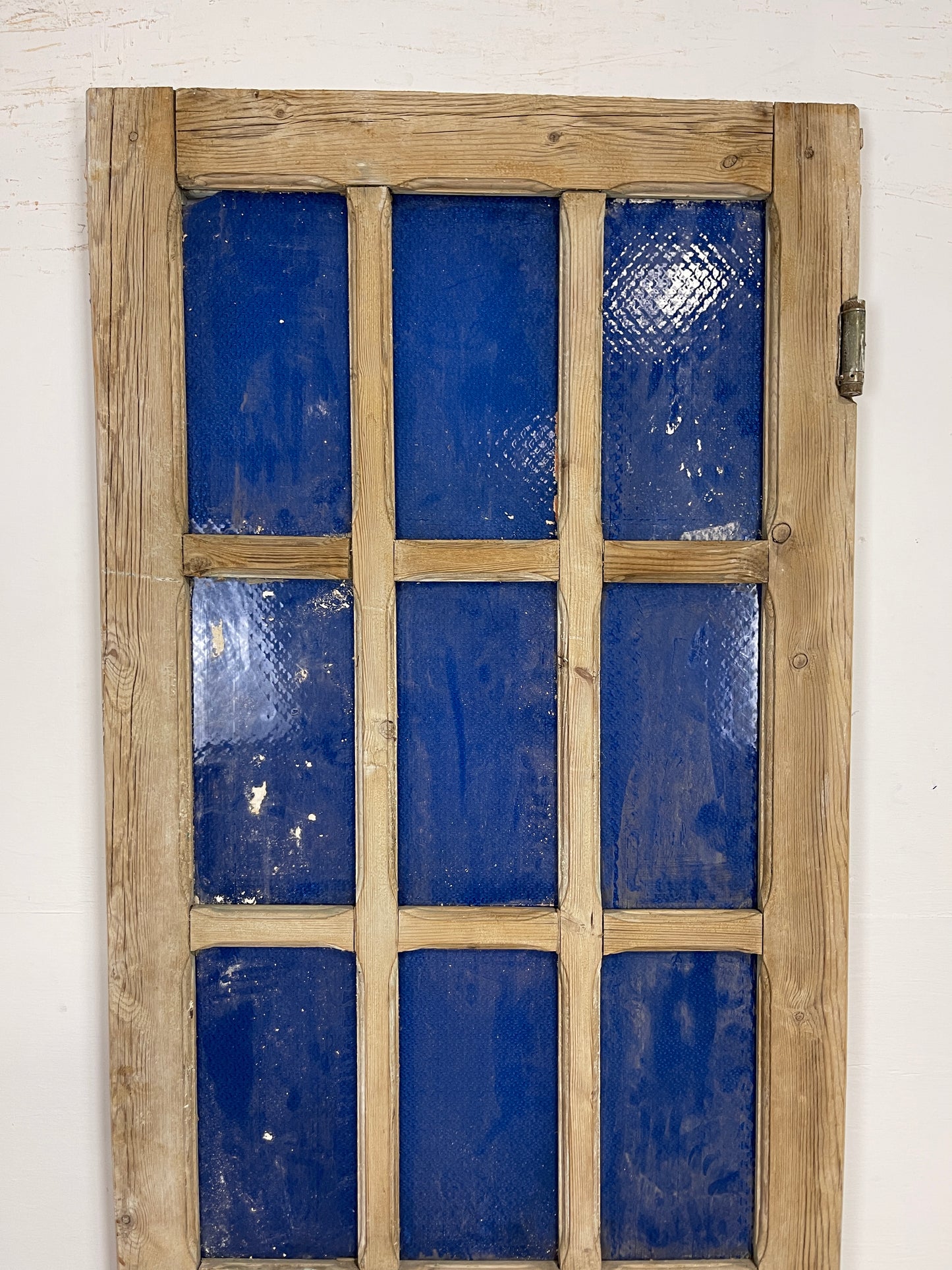 Antique French Panel Door - Single with glass (82.25x31.25) O249
