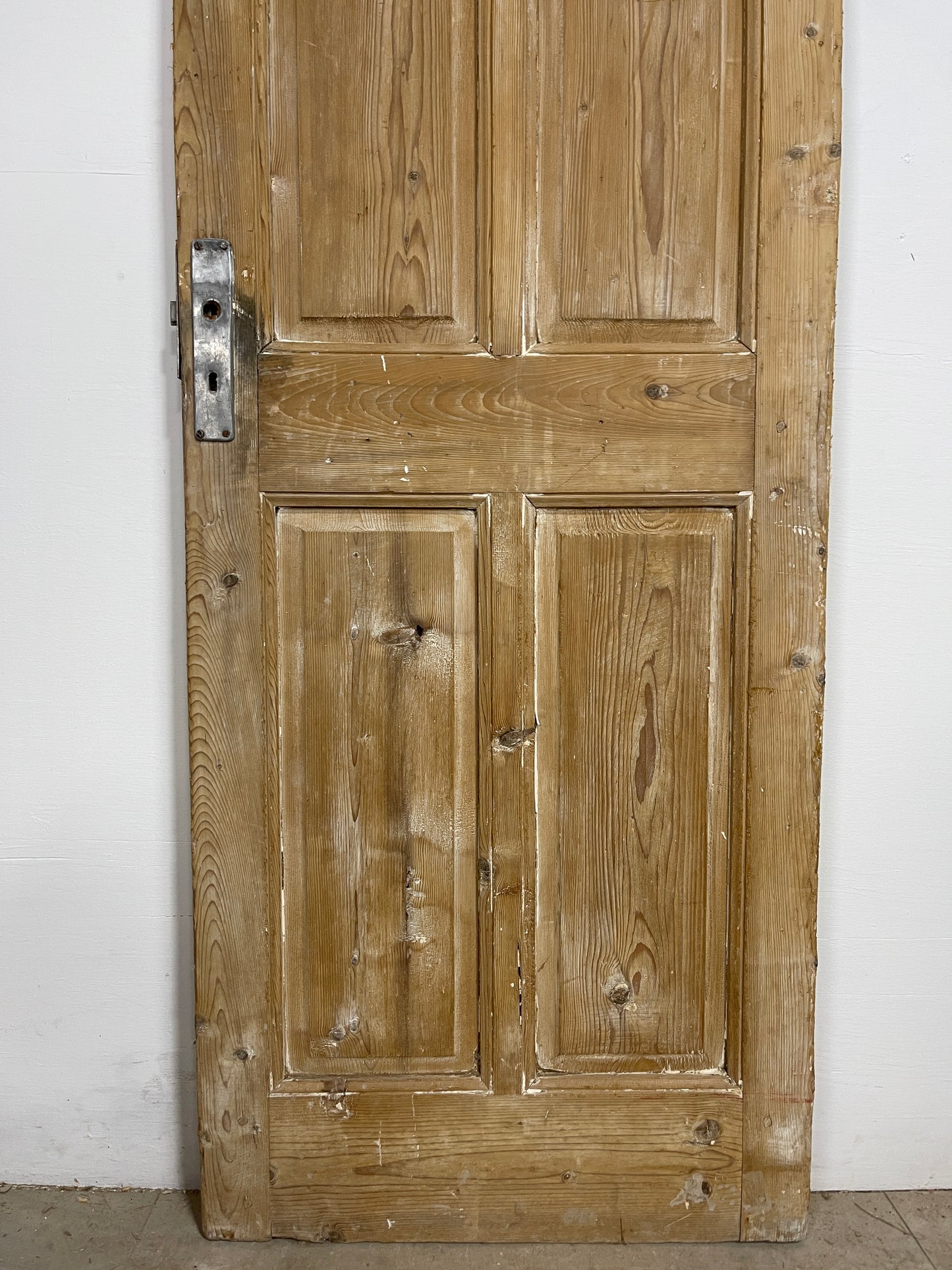 Antique French Panel Door (86.25 x 28) Single wood O232