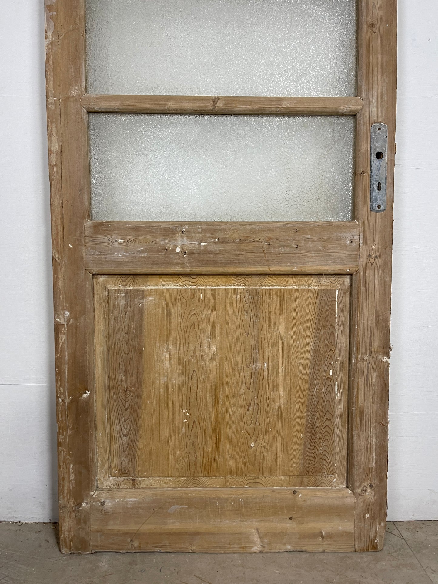 Antique French Panel Door - Single with glass (85.75x34.25) O248