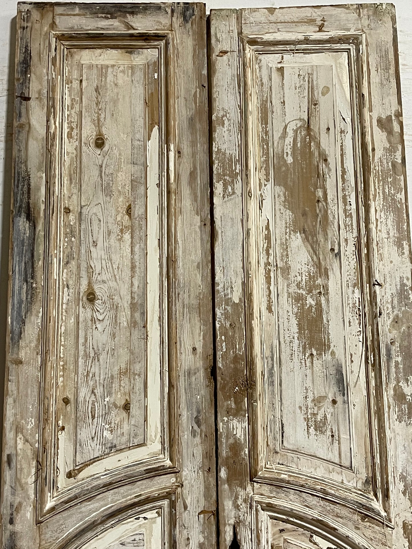 Antique French Panel Door with Carving (103x43.5) L005