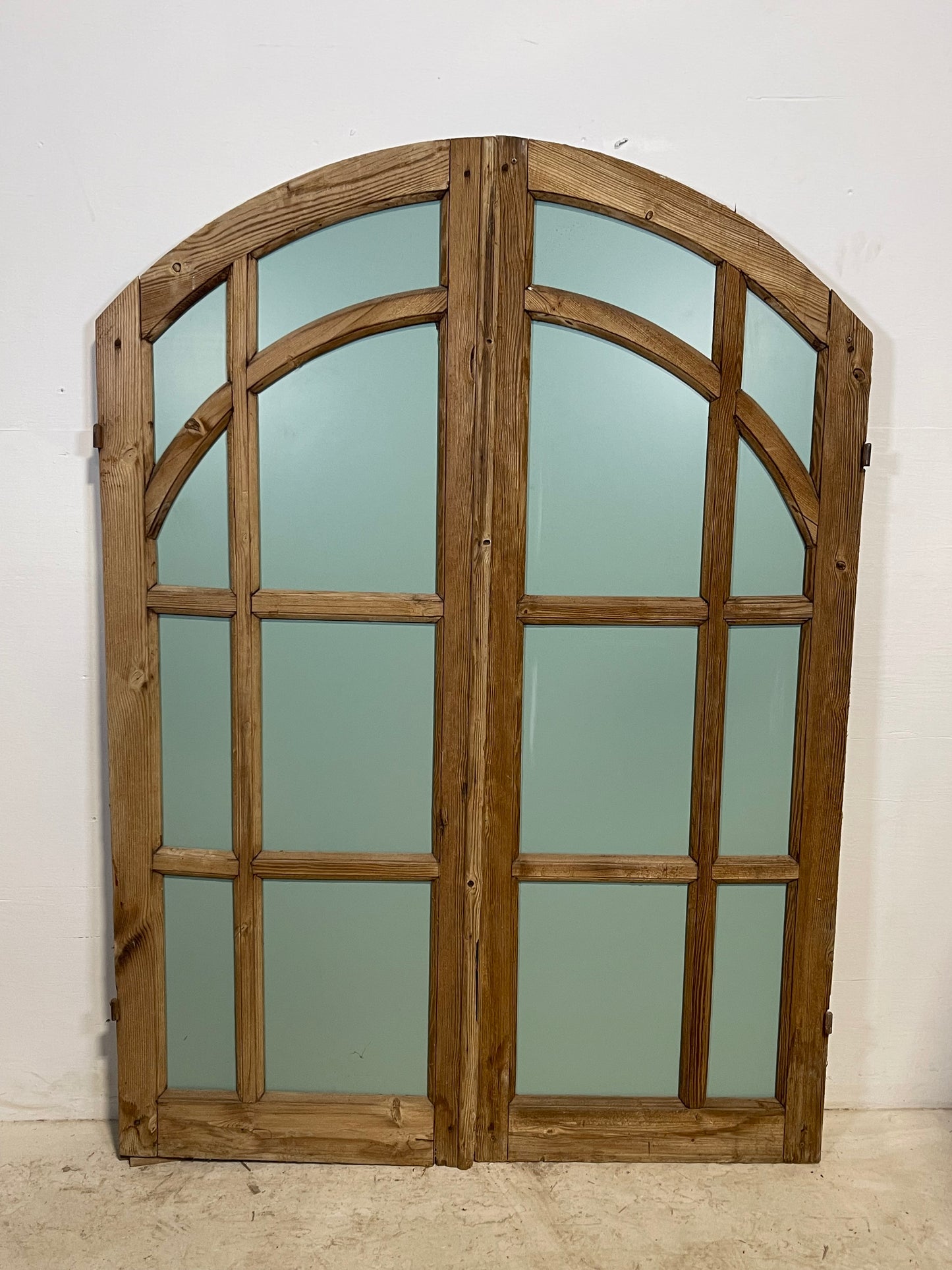 Antique French windows with mirror (65x46.5) L262