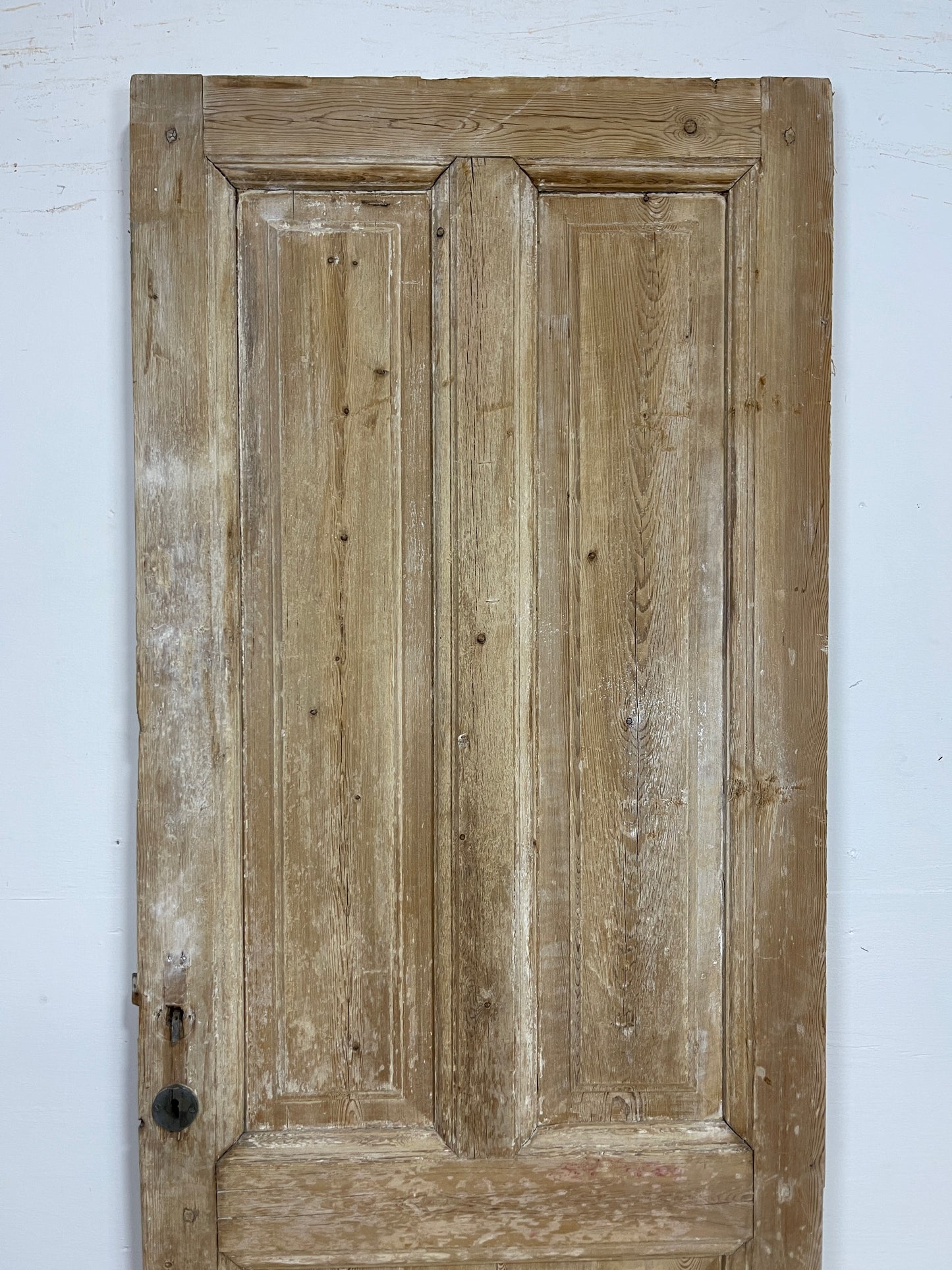 Antique French Panel Door (81.5 x 28) Single wood O229