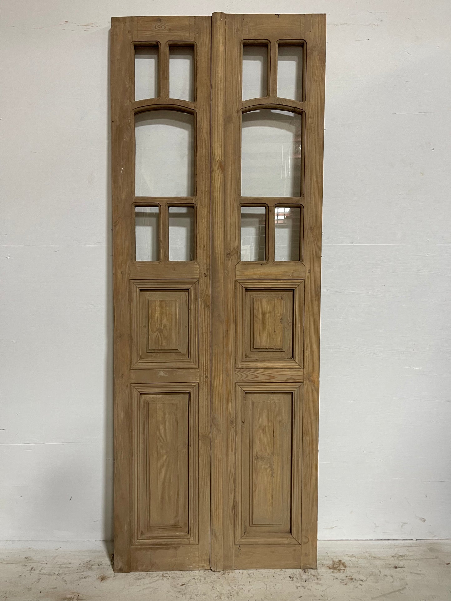 French Panel door with Glass (80x30) J301