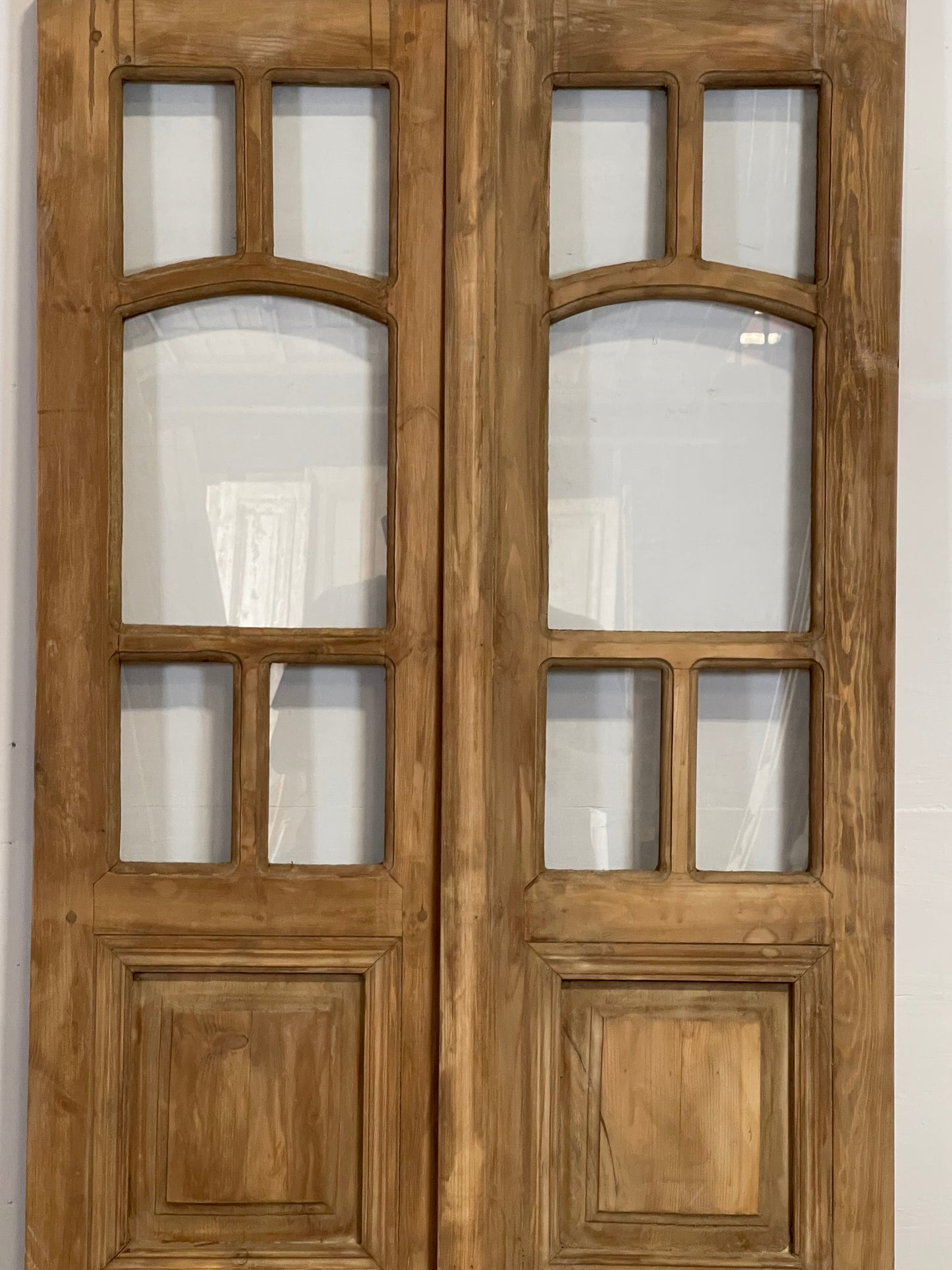 French Panel door with Glass (80x33) J302