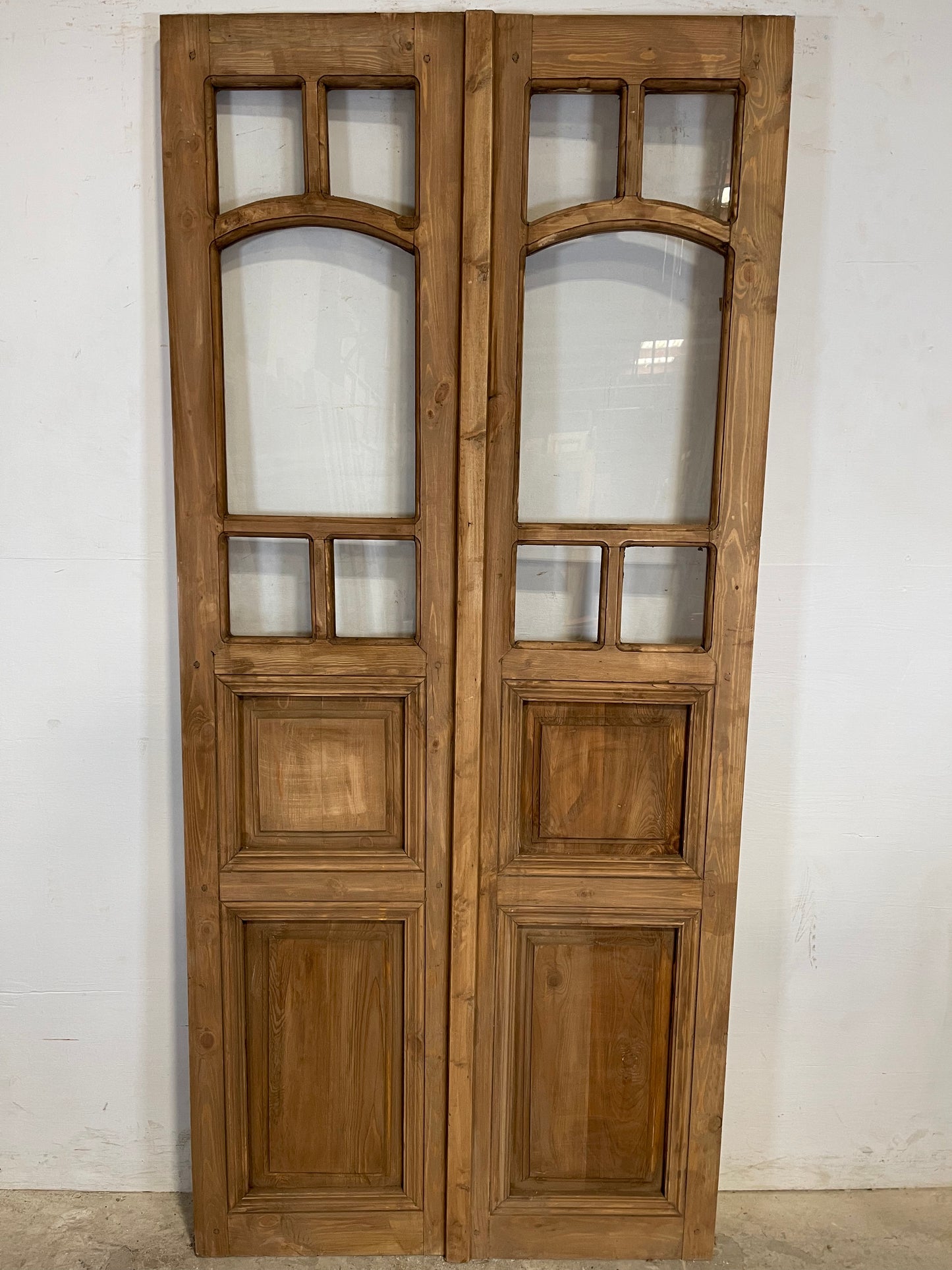 French Panel door with Glass (80x36.5) k304D