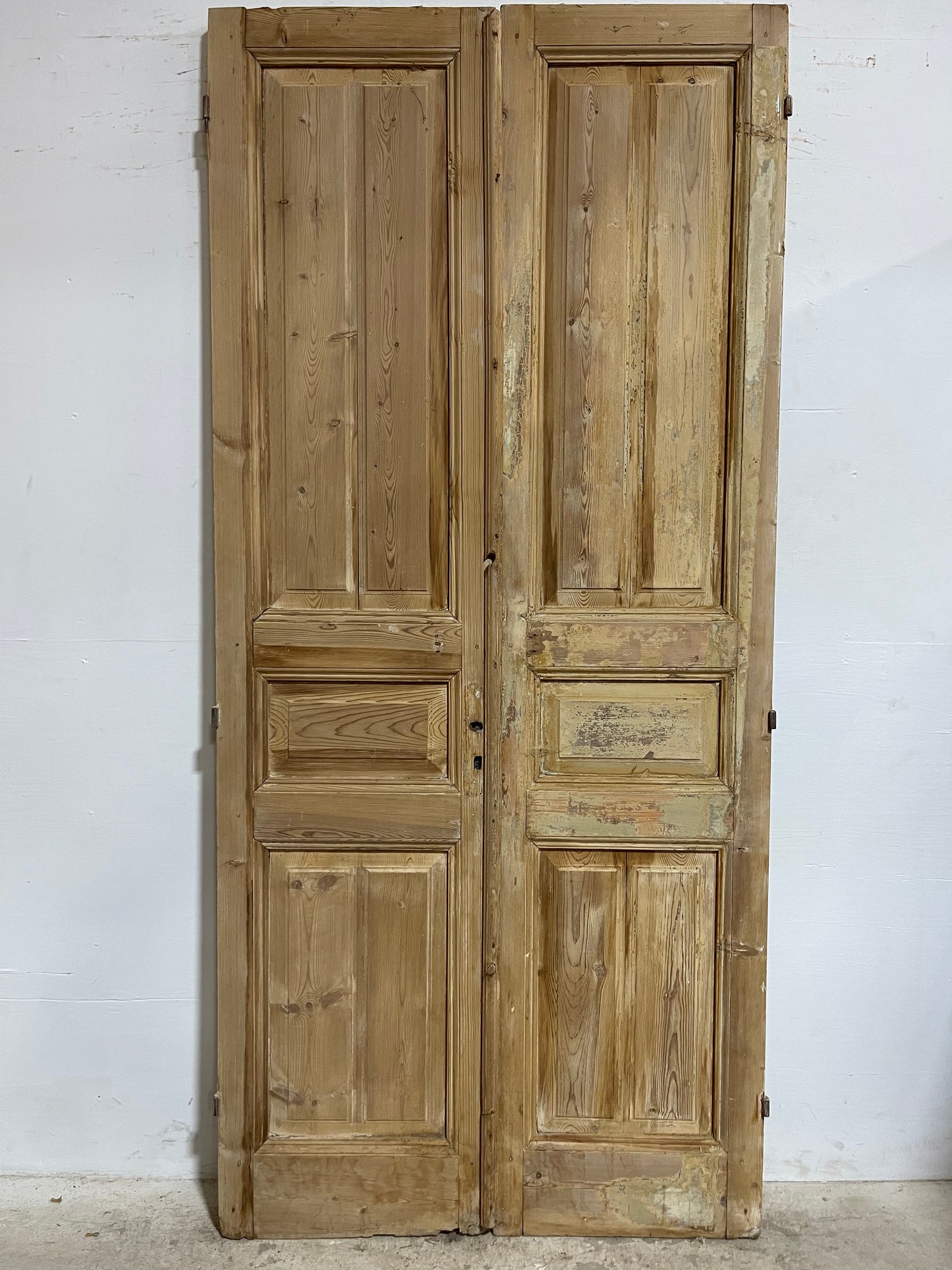 Antique French panel Doors (97x44.25) J637