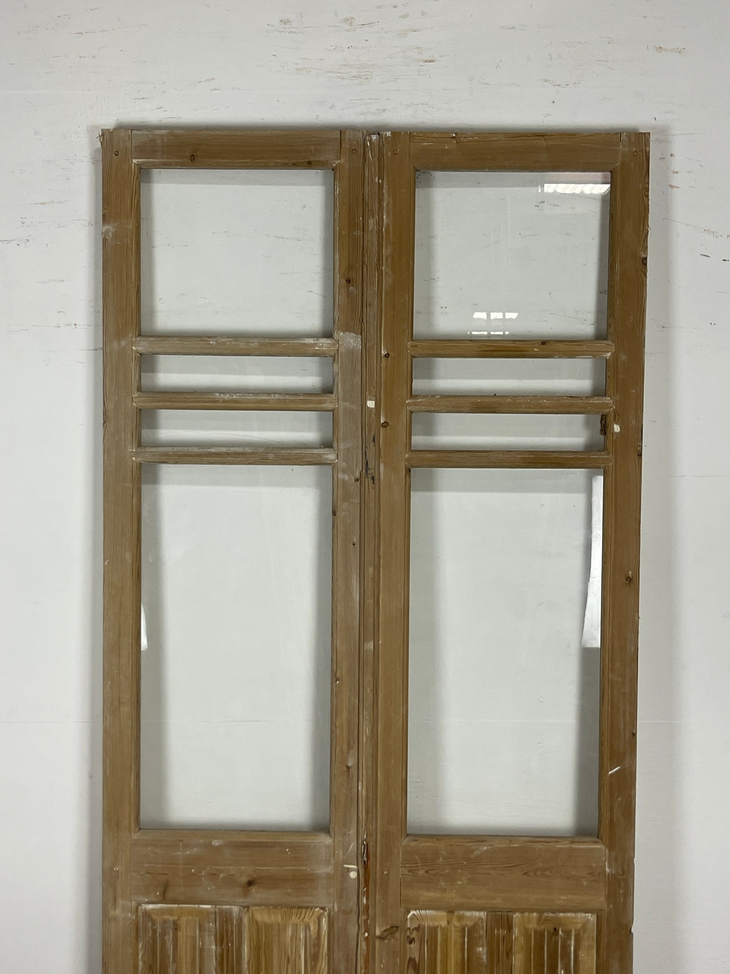 Antique French panel doors with Glass (92 x 40) O67