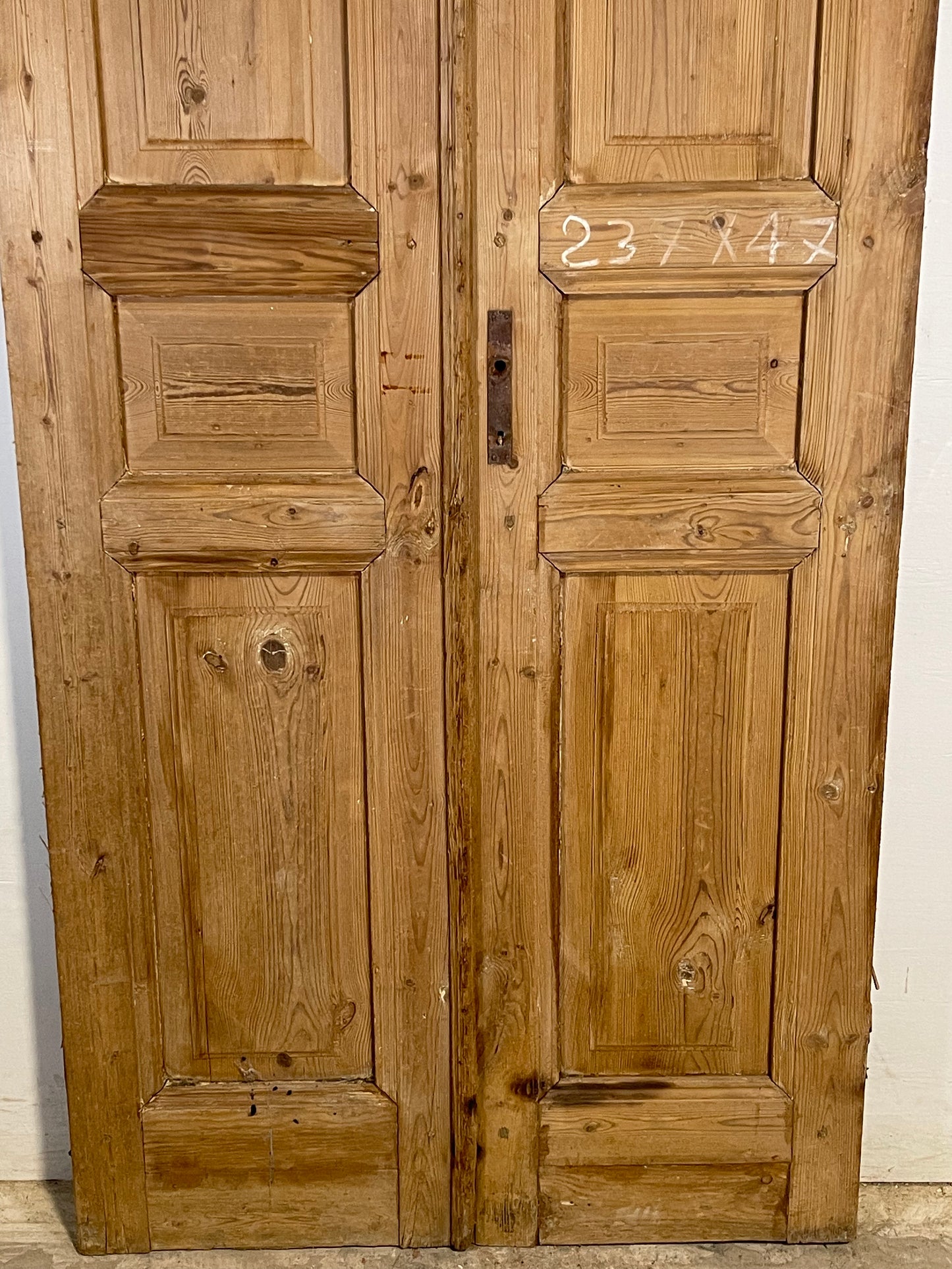 Antique French panel Doors (93.25x36.5) K726