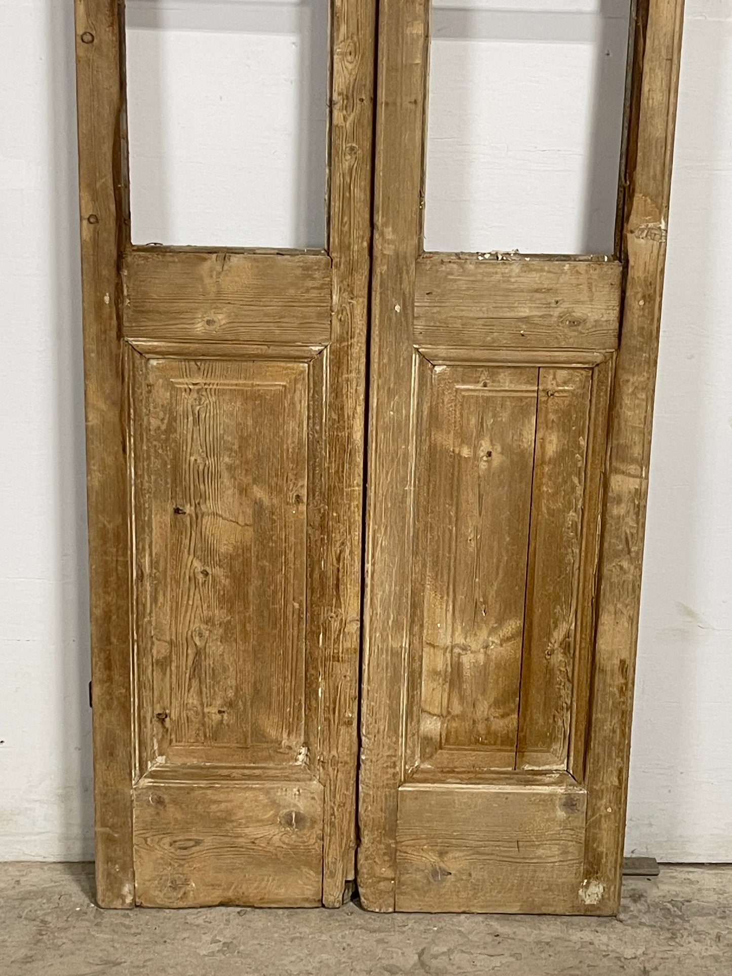 Antique French Panel Doors with no glass (96.5x29.5) M075