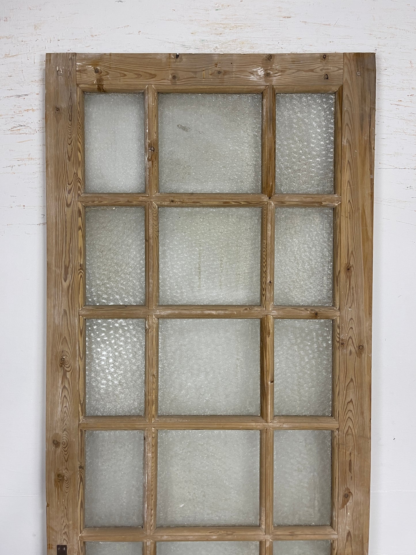 Antique French Panel Door - Single with glass (93.5x32.25) O247