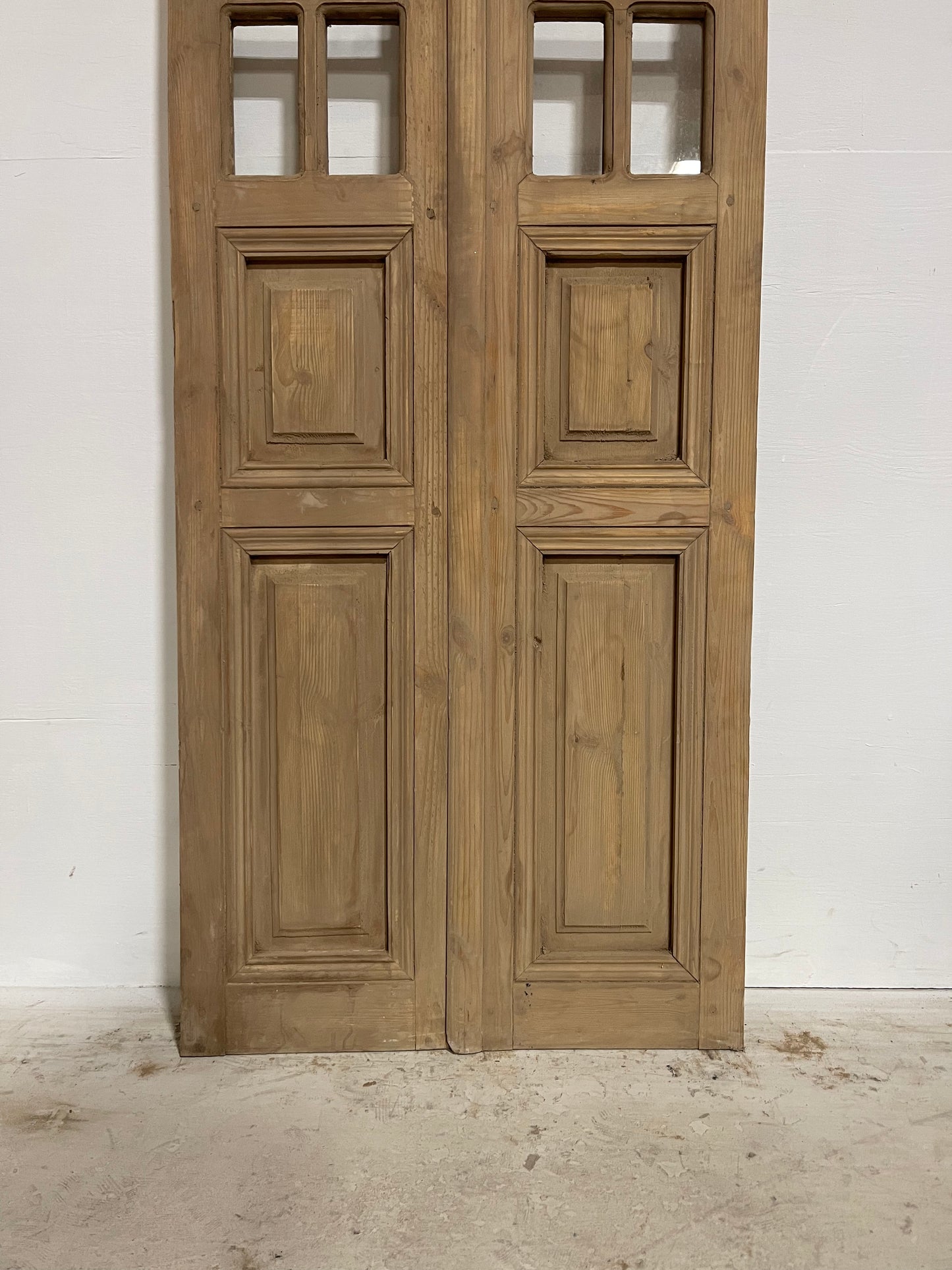 French Panel door with Glass (80x30) J301