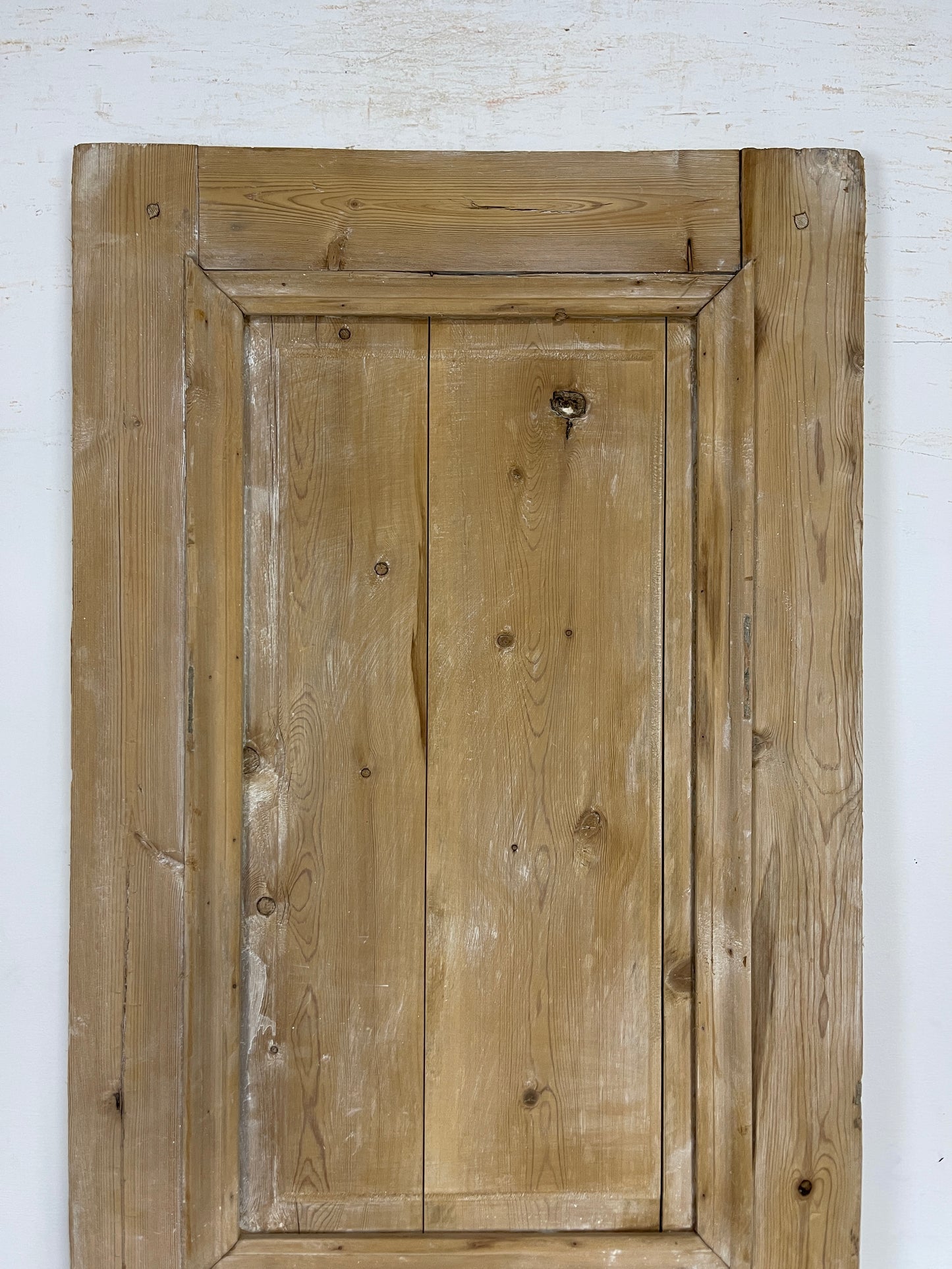 Antique French Panel Door (88.5 x 25.5) Single wood O223