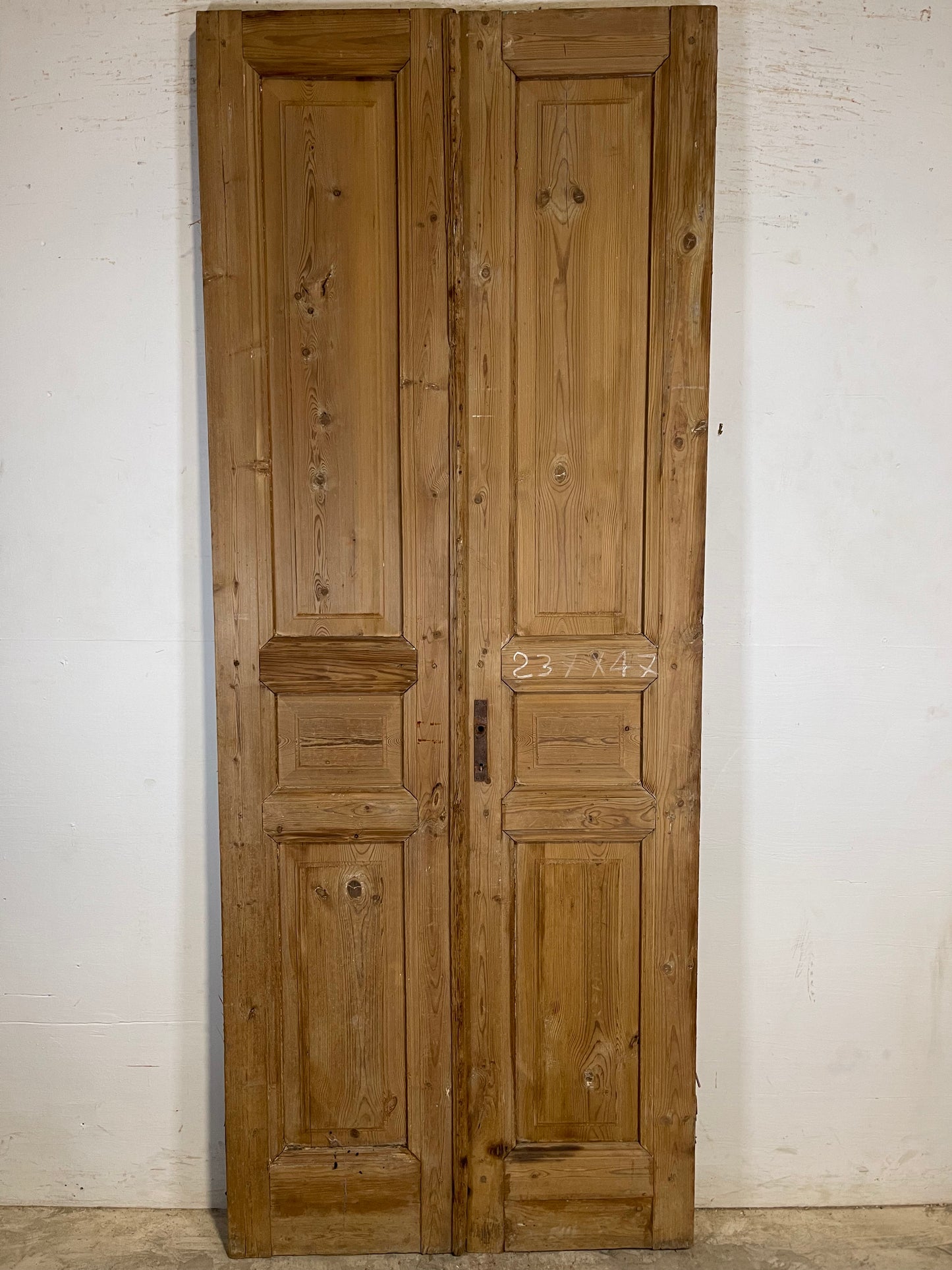 Antique French panel Doors (93.25x36.5) K726