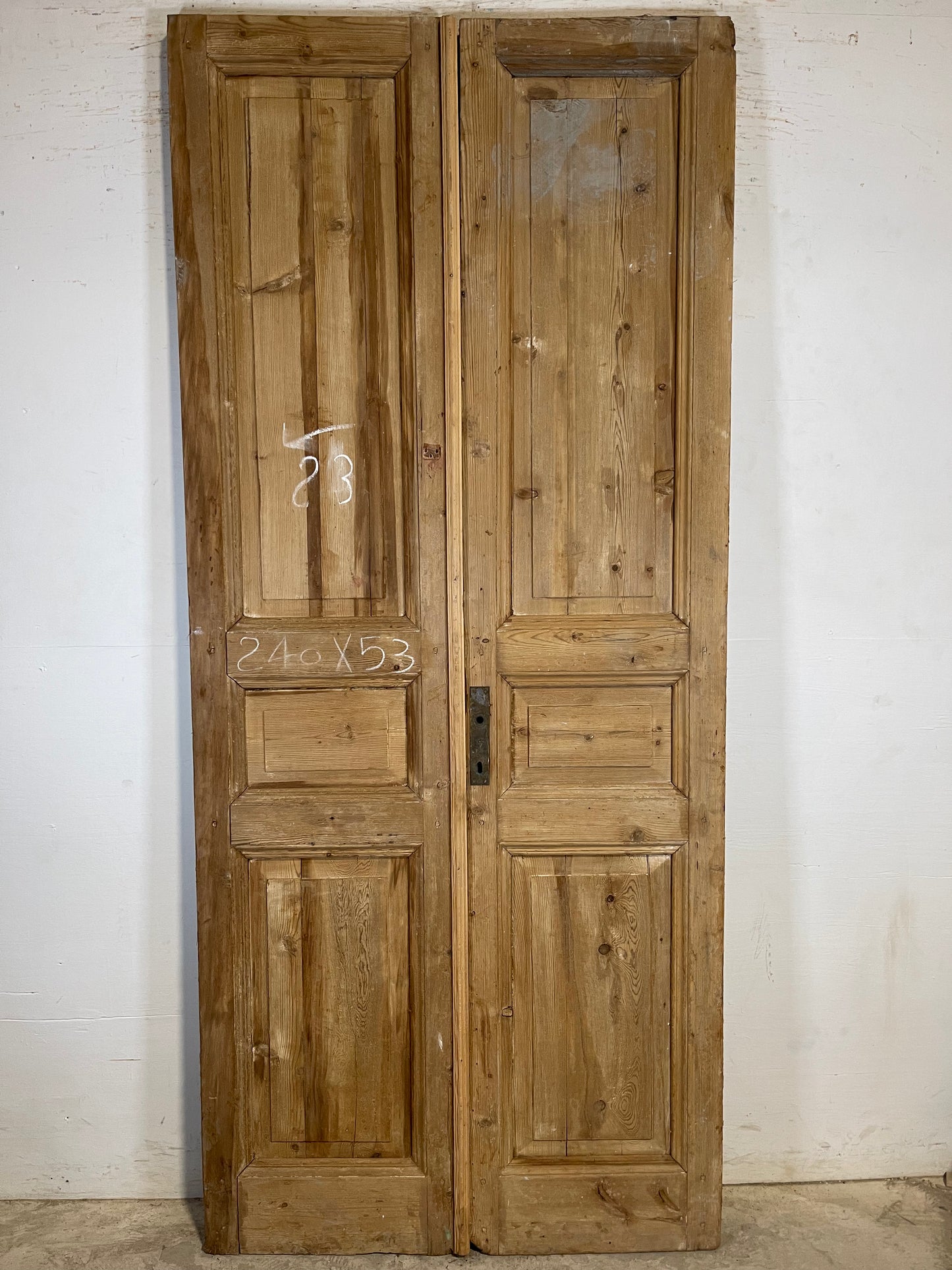 Antique French panel Doors (94.75x41.5) K724