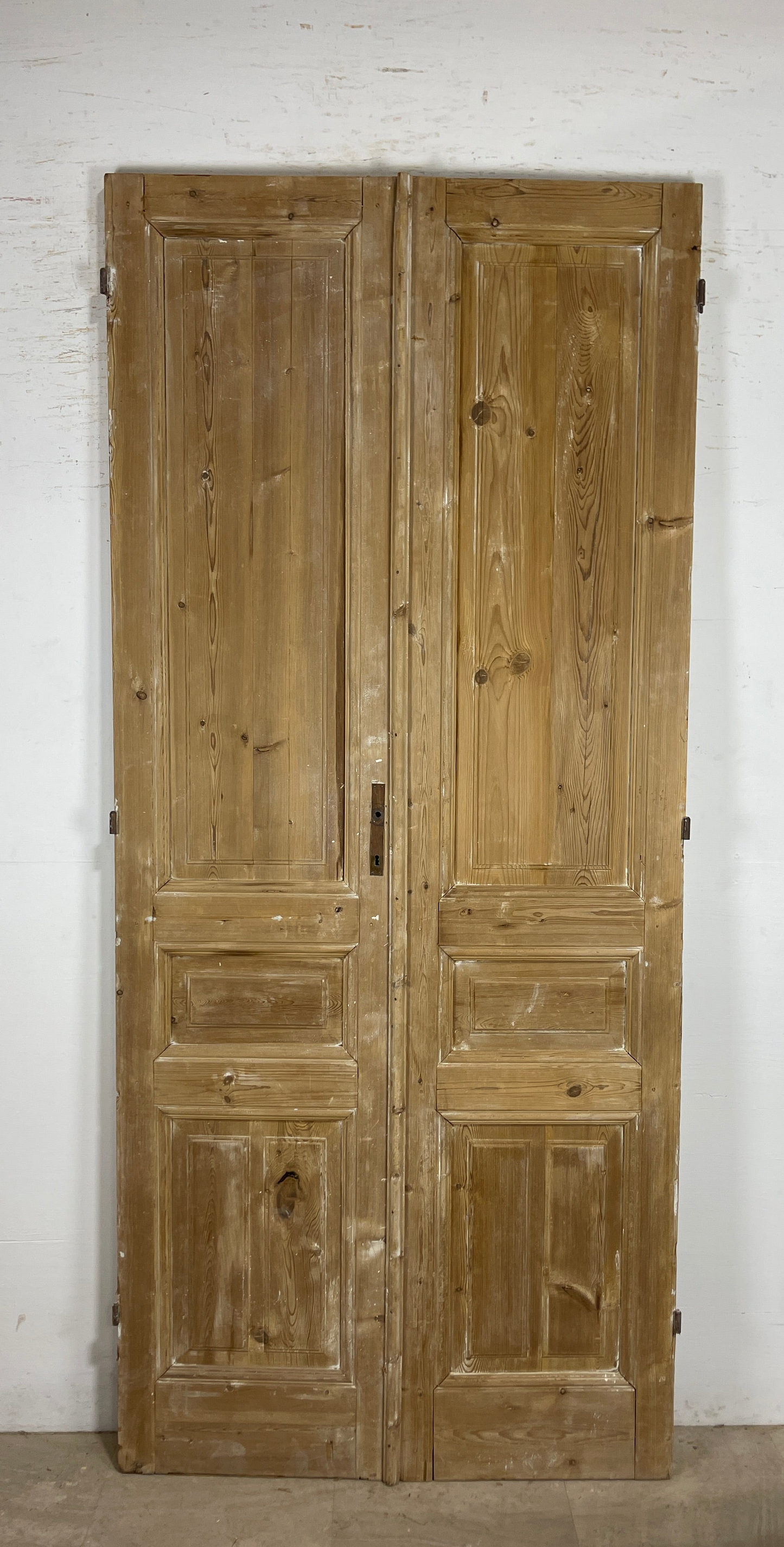 Antique French panel doors with Carvings (98 x 44) P56