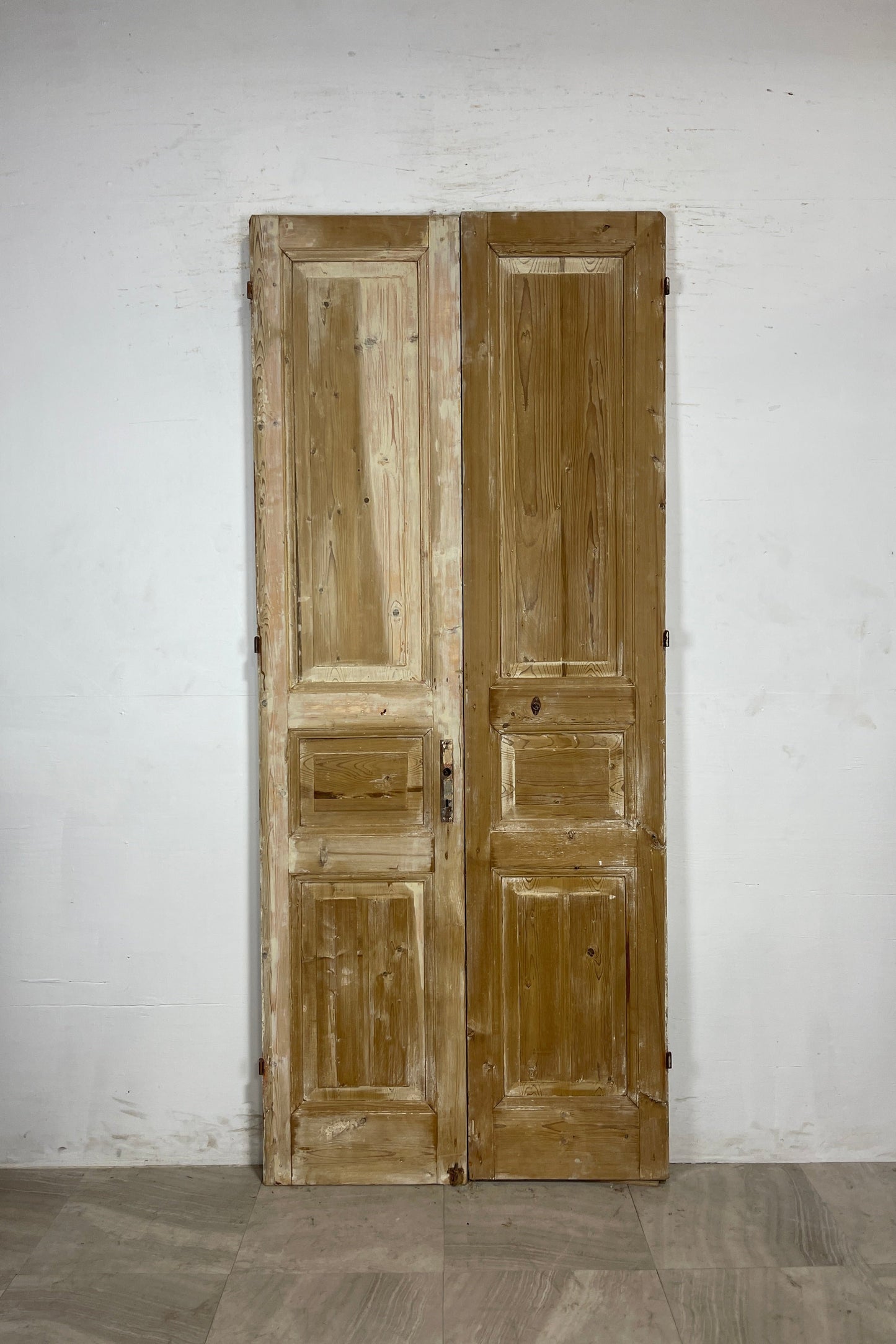 Antique French panel Doors (93.75 x 39.75) N093 JJ in ark