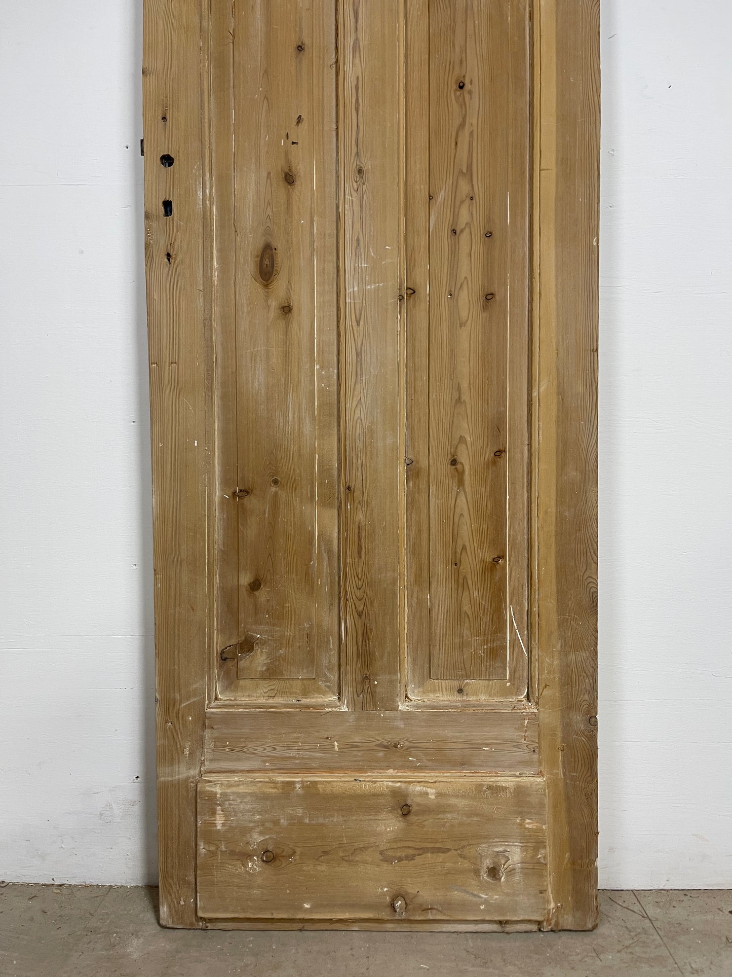 Antique French Panel Door - Single with glass (83x28) O240