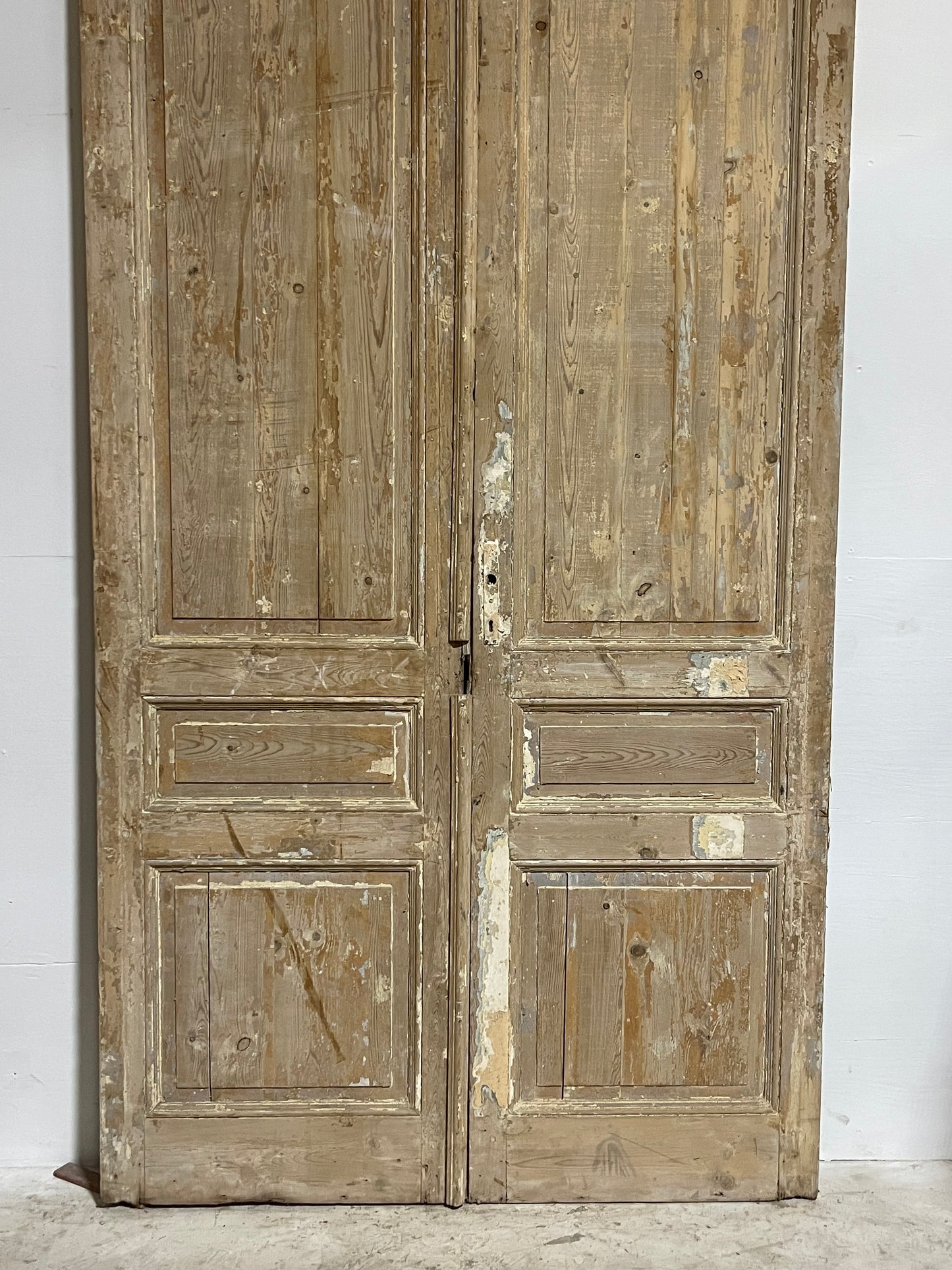 Antique French panel door (108.75x53.5) J004