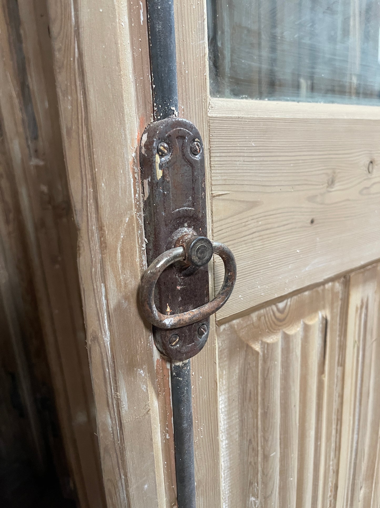 Antique French panel doors with Glass (92 x 40) O66 finding mate