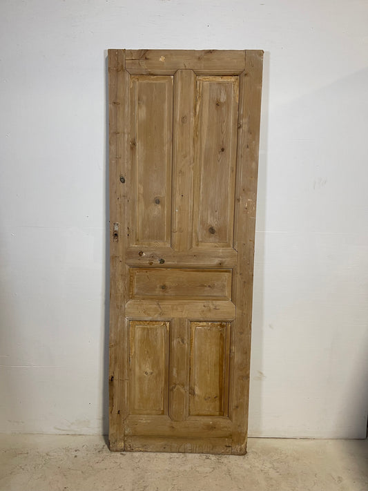 Antique French panel door (83.5x30) L260