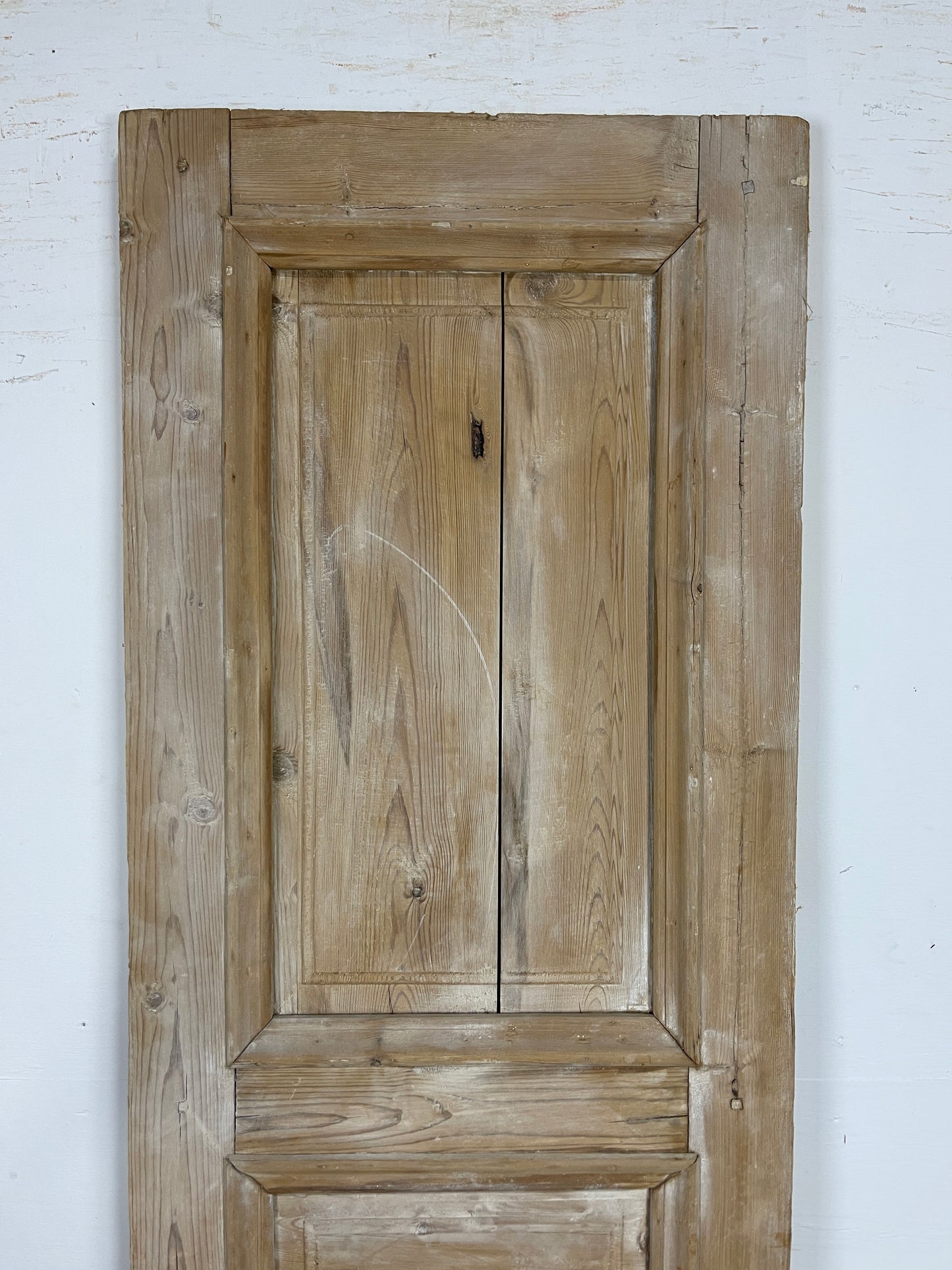 Antique French Panel Door (86.5 x 25.5) Single wood O222