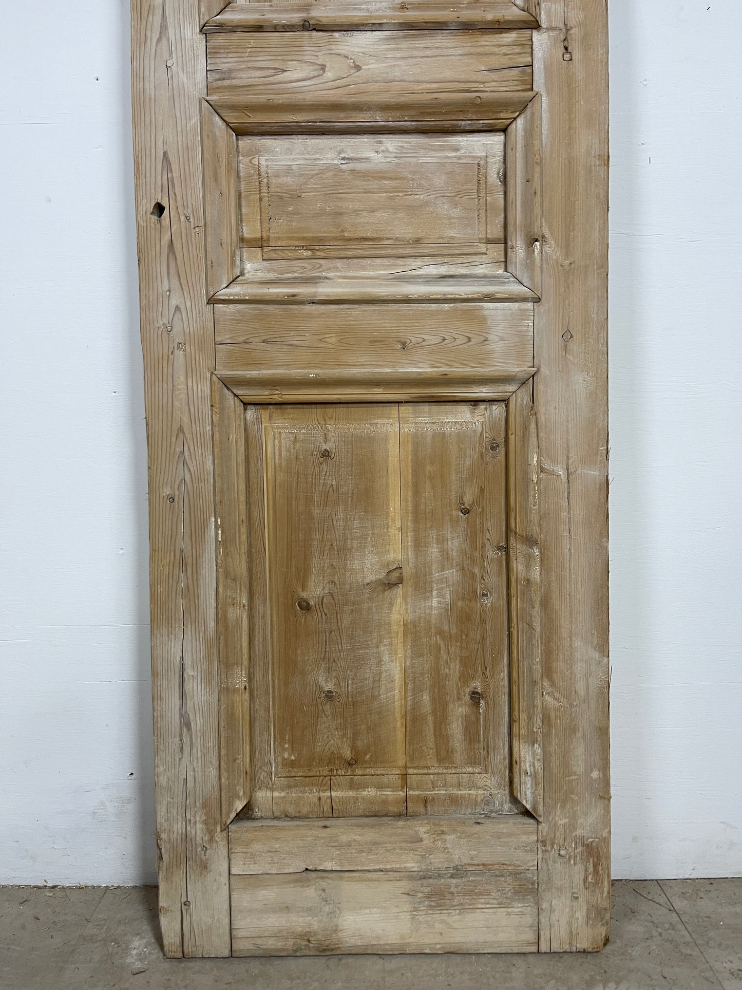 Antique French Panel Door (86.5 x 25.5) Single wood O222