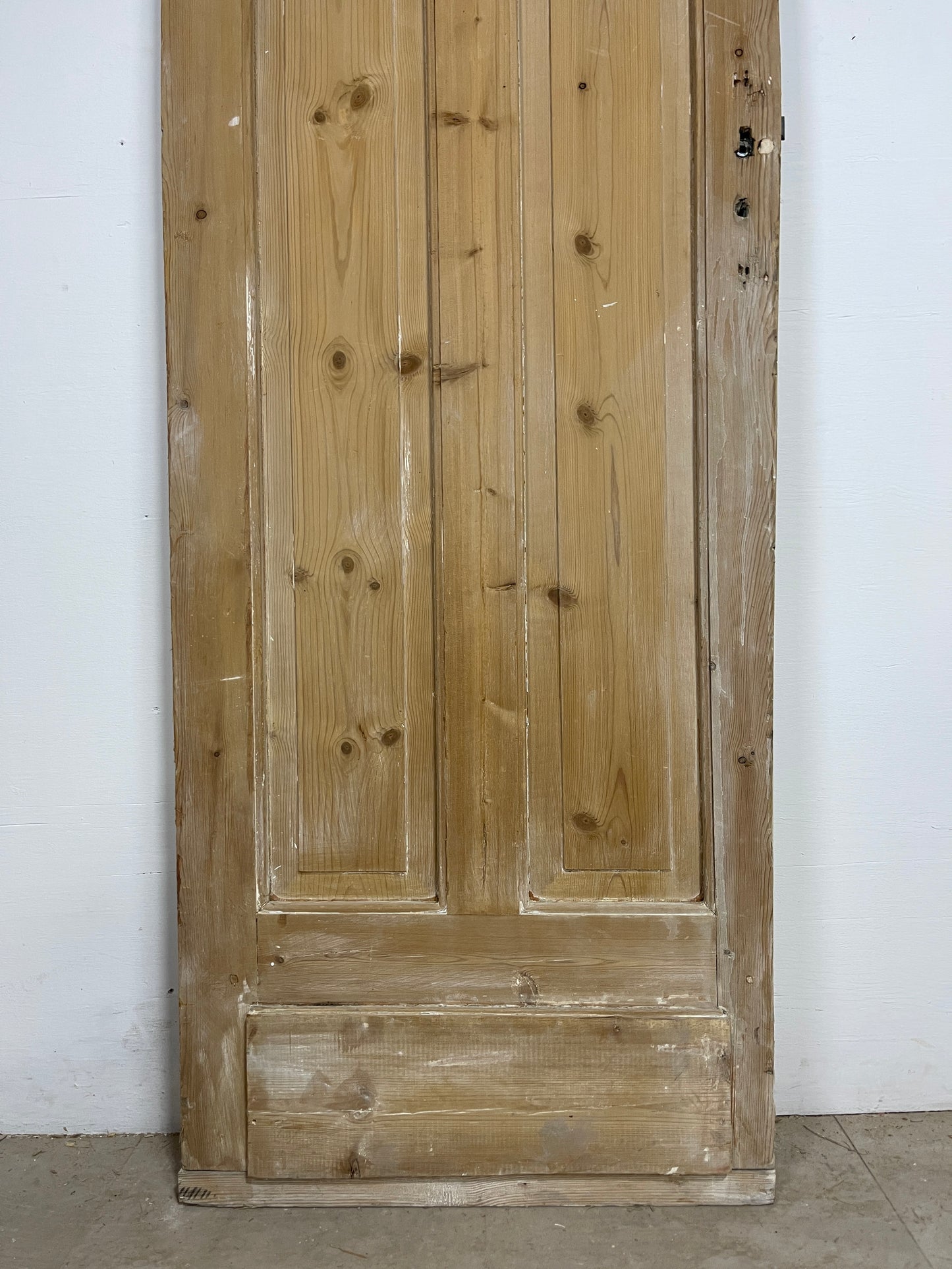 Antique French Panel Door - Single with glass (83.75x27.75) O239