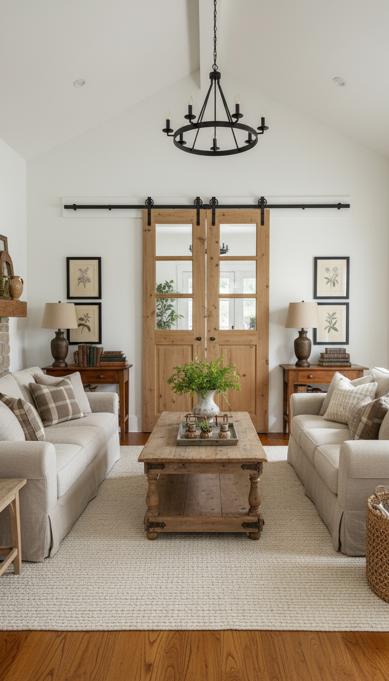 Antique French panel doors with Glass (84x44.5) P157