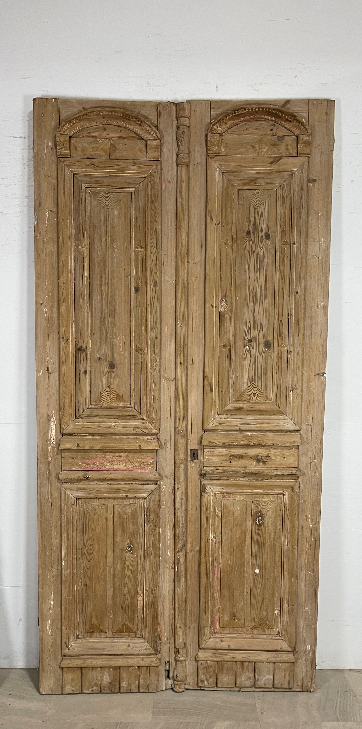 Antique French panel doors with Carvings (102 x 50.25) P37