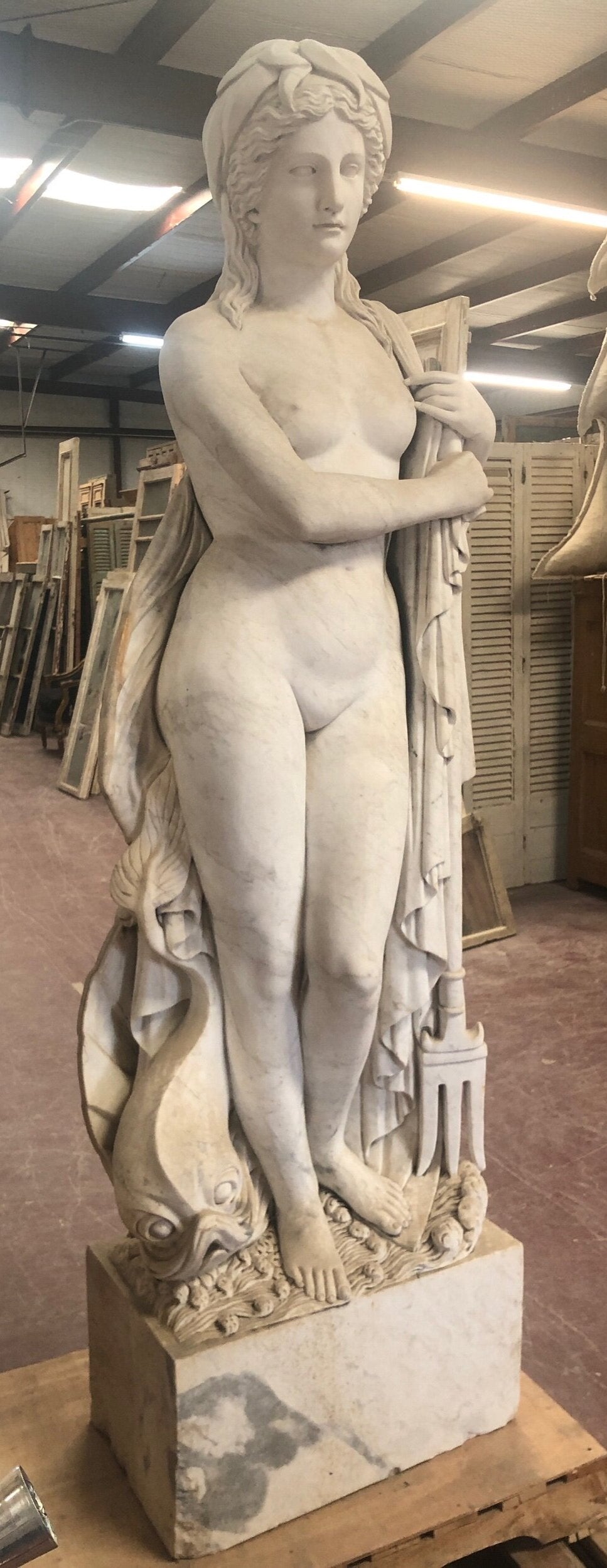 Marble statue