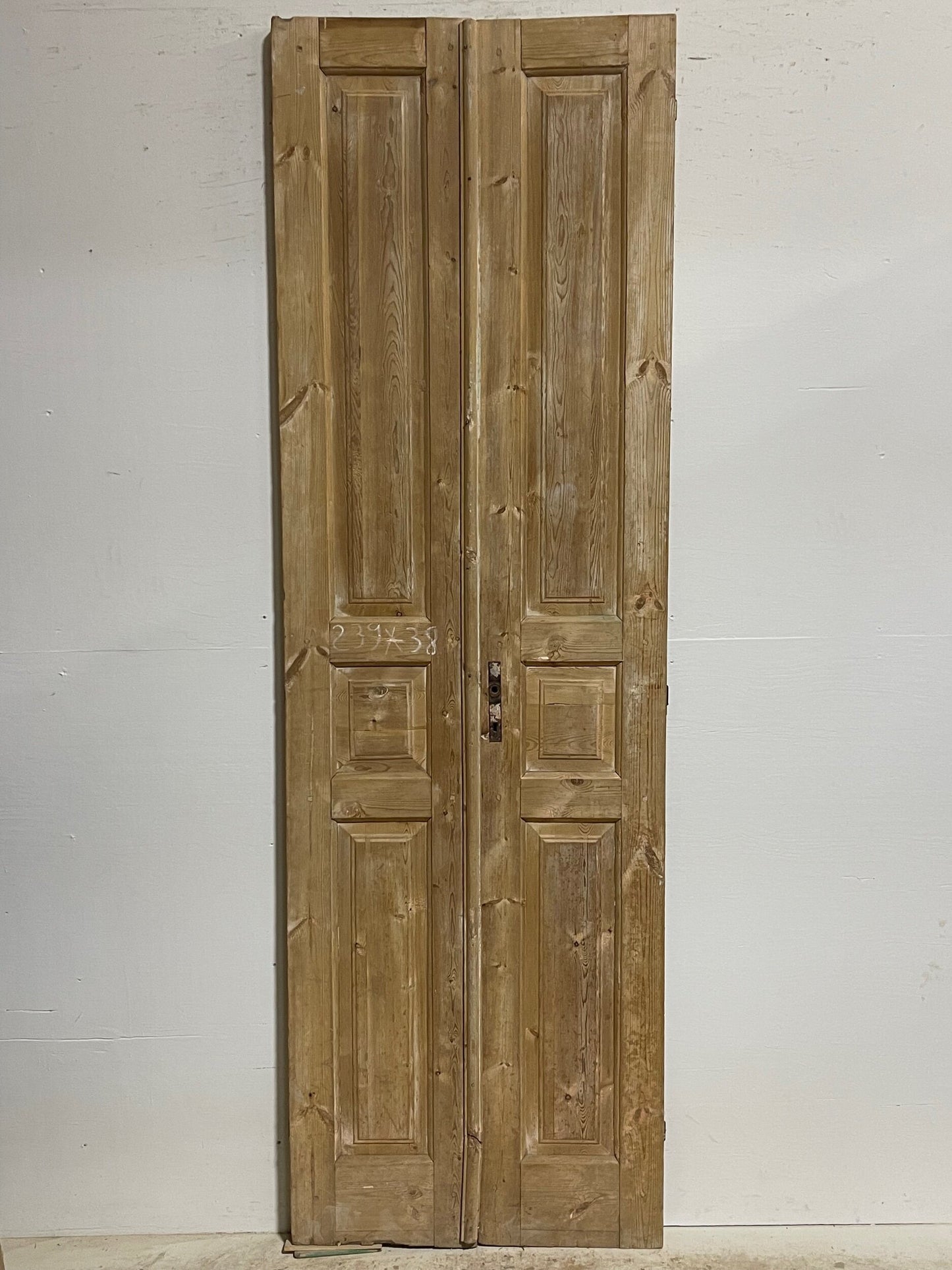Antique French doors (94.25x29.5) H0208s