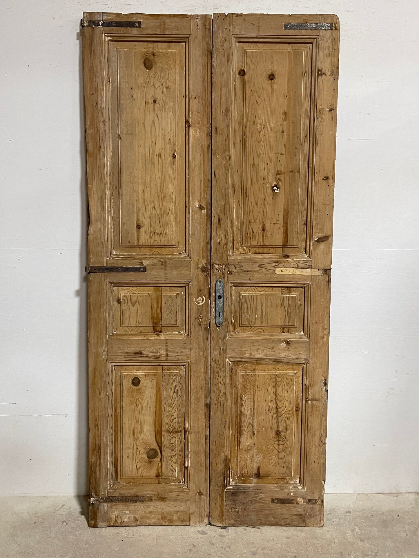 Antique french panel doos (86.5 x 41) I087