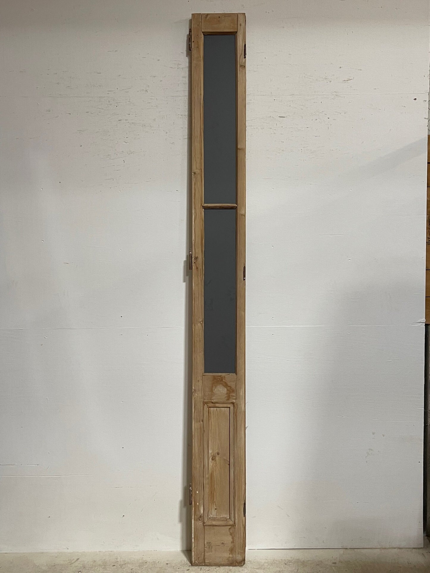 Antique French doors with mirror (111.75x10.75) H0252s