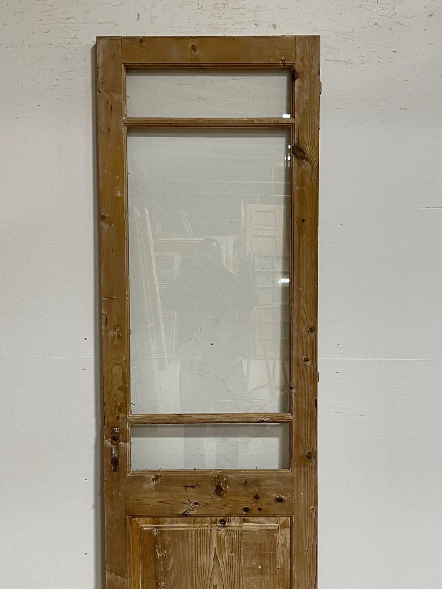 Antique French panel door (87.5x26.5) G1419s