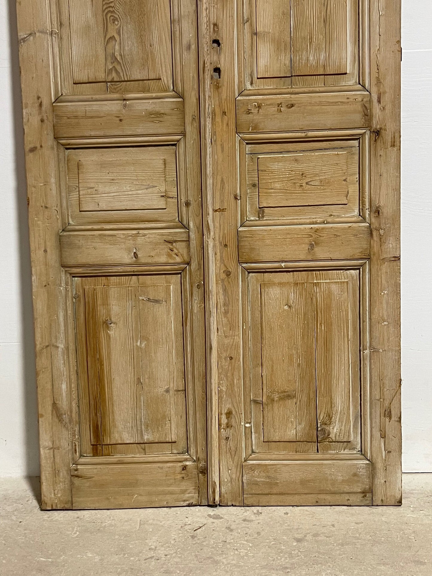 Antique French panel doors (92.25x39.25) I125