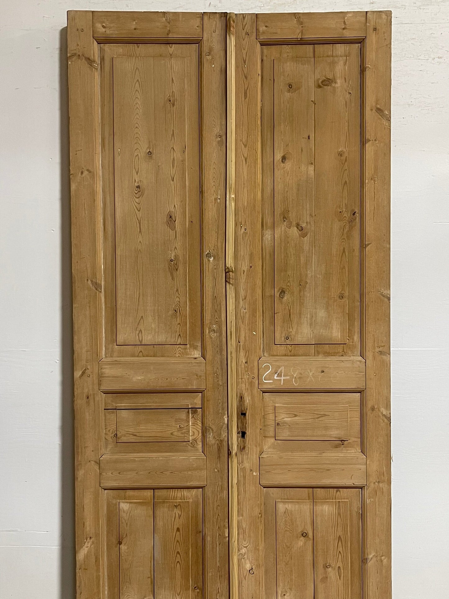 Antique French panel doors (97.5x46.5) I173