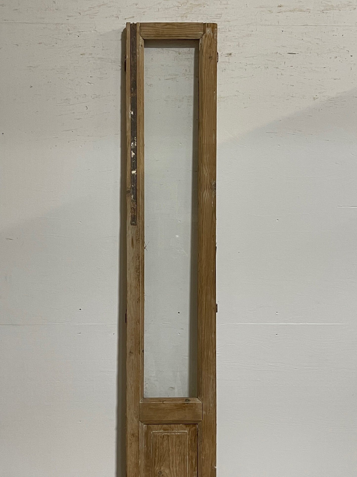Antique French door with glass (95.5x14.25) H0270s