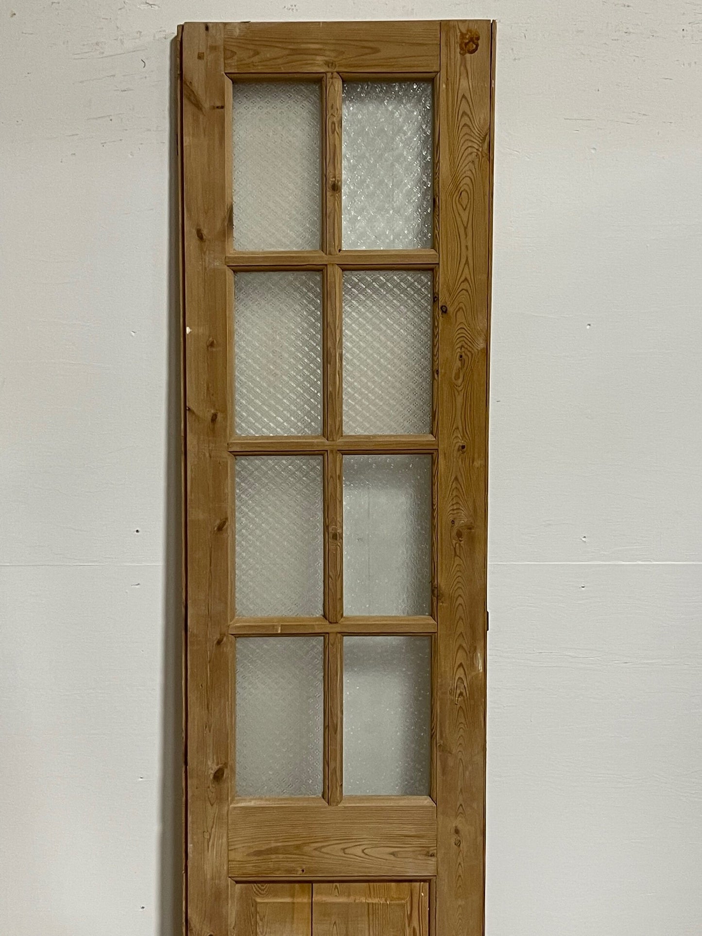 Antique French doors with glass (85x21.25) H0250s