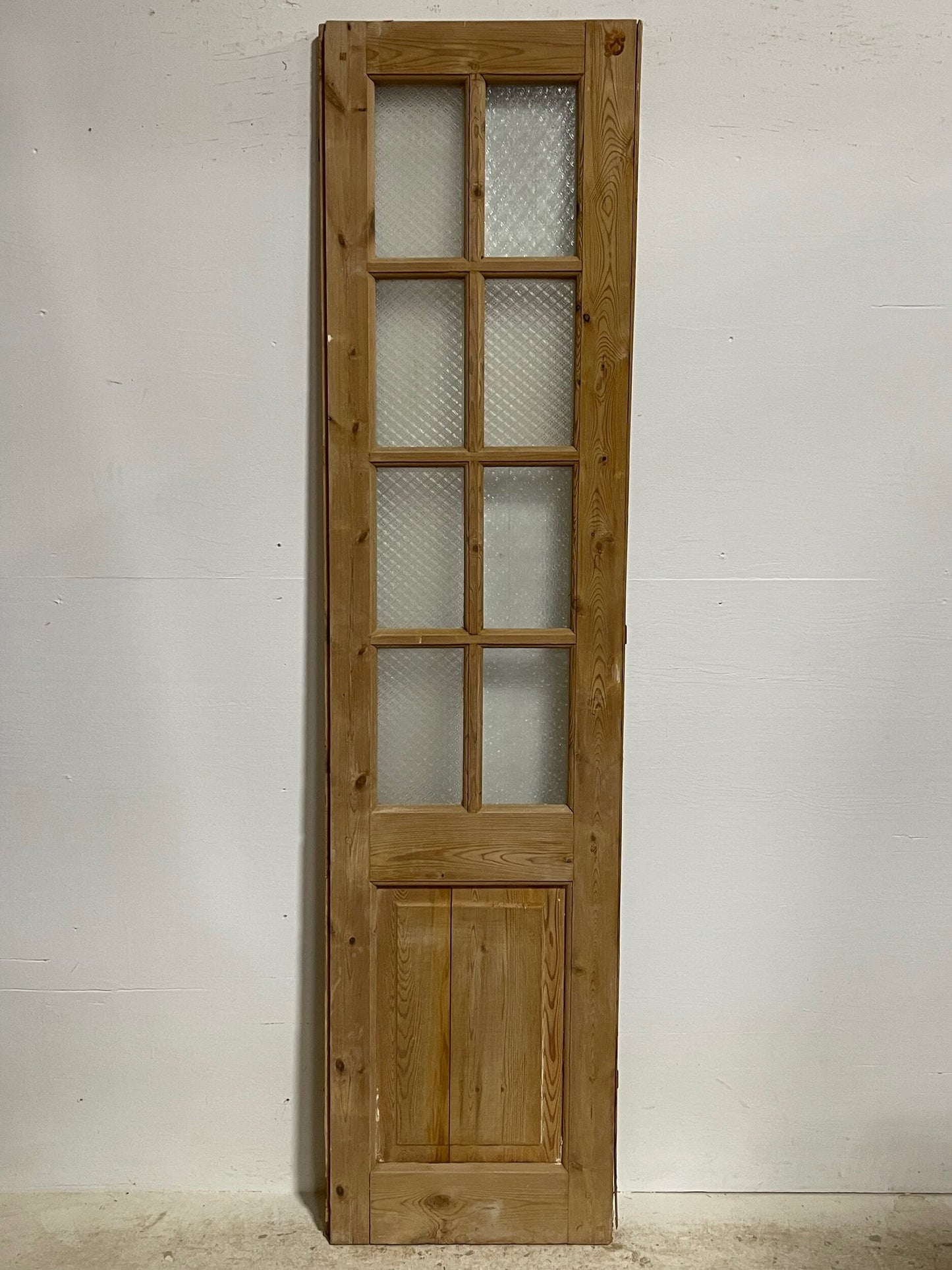 Antique French doors with glass (85x21.25) H0250s