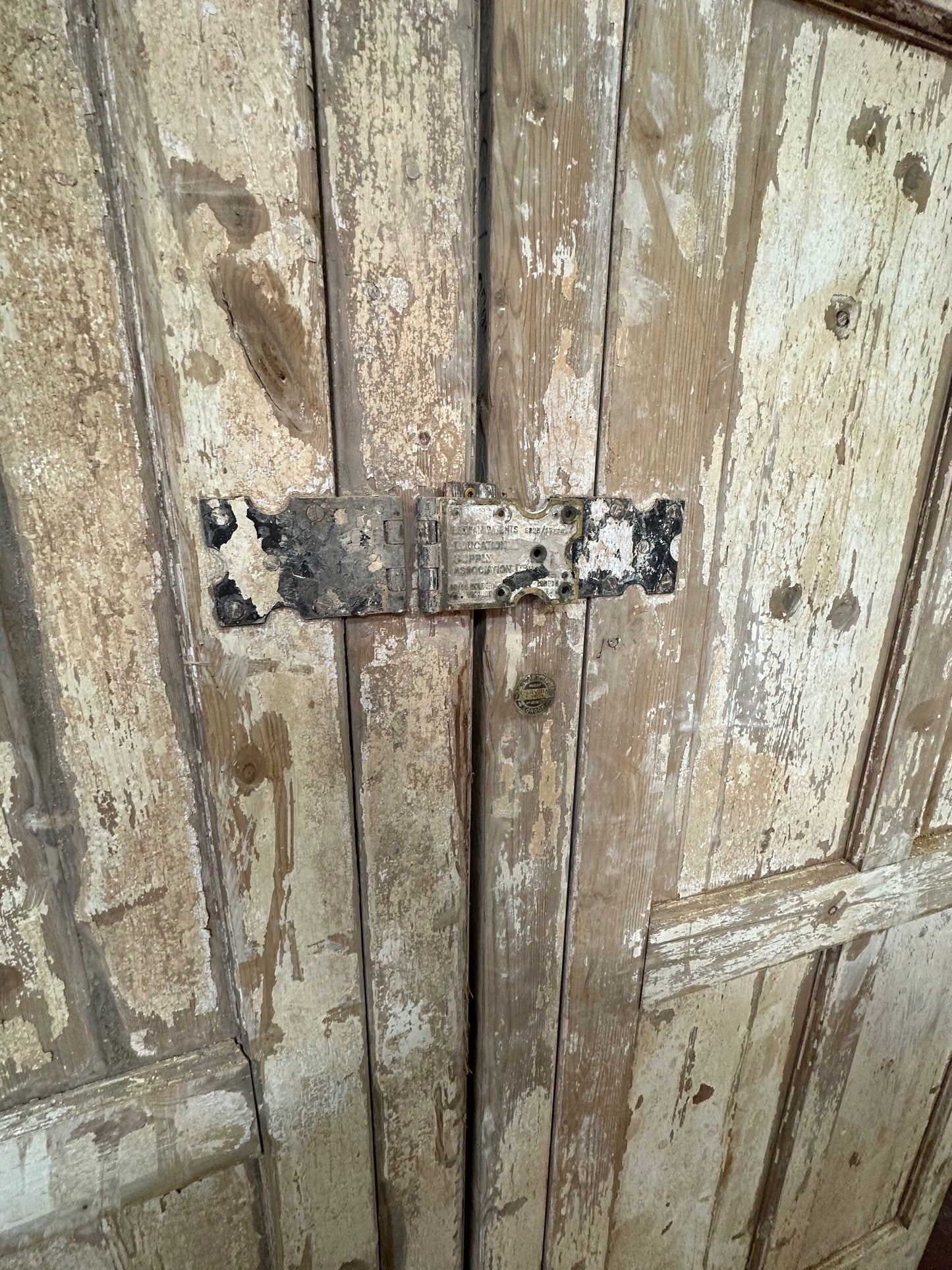 Antique French panel doors (112.75x75.75) I260