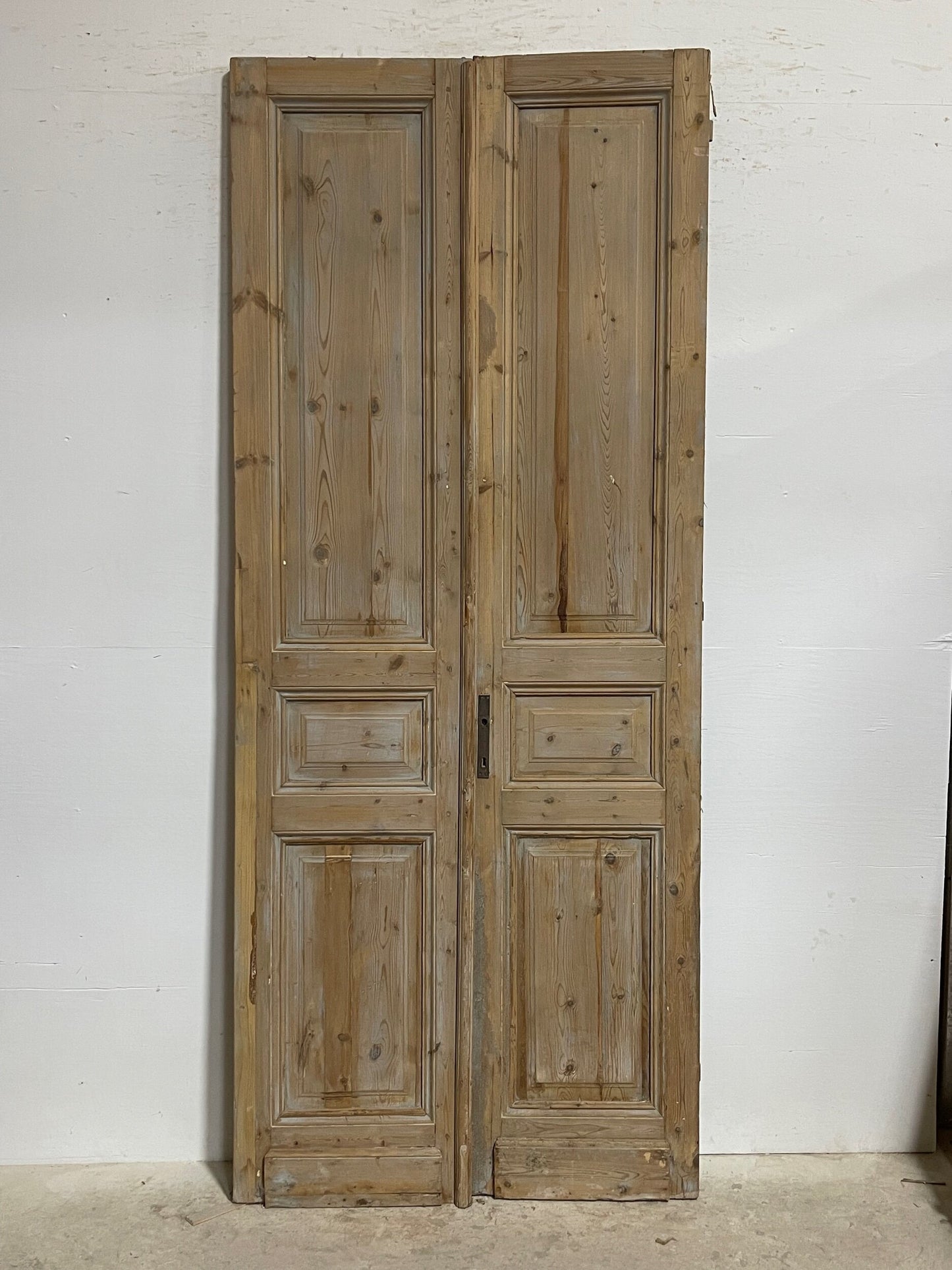 Antique French panel doors (99x40.5) I117