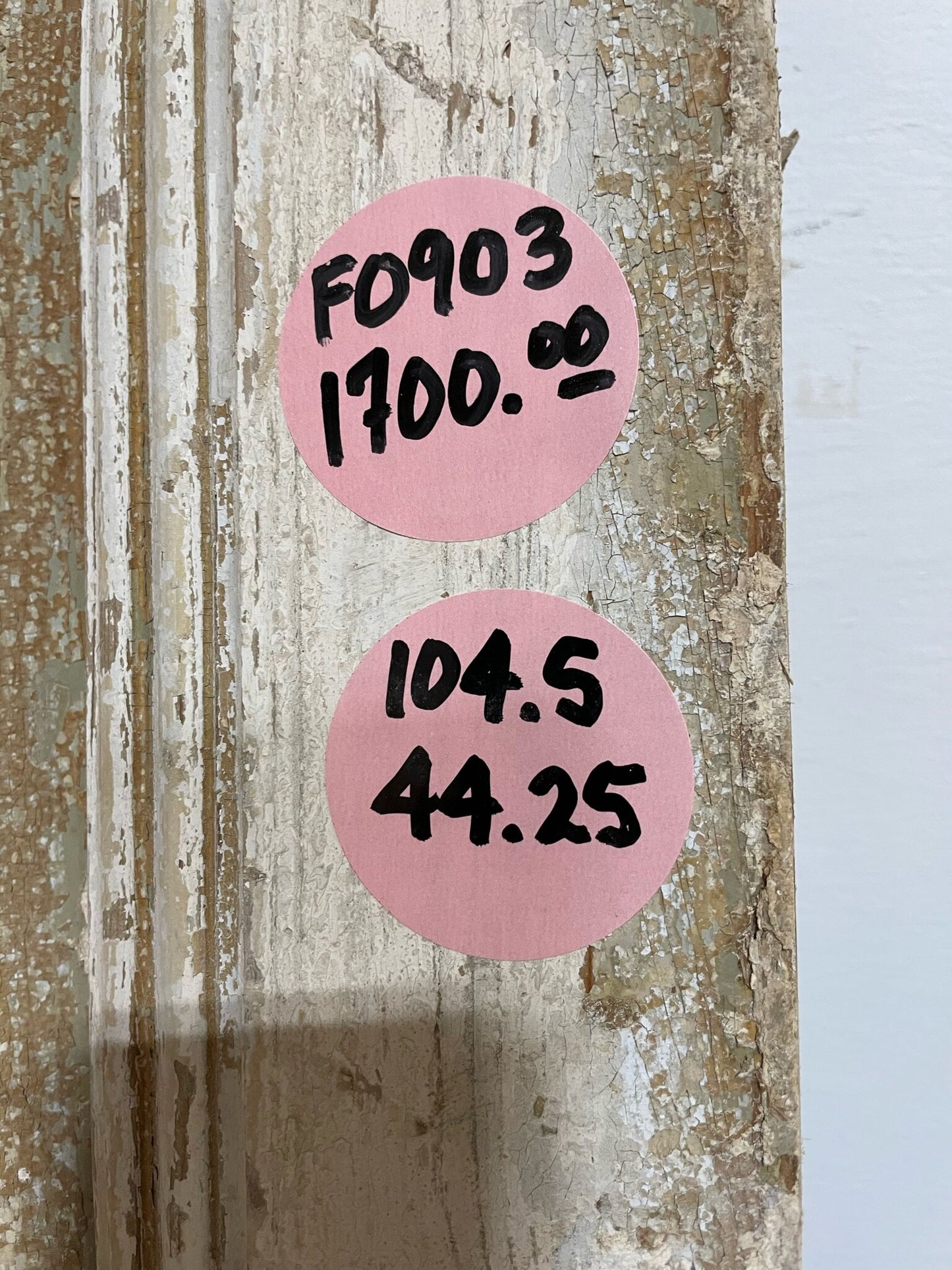 Antique French door (104.5x44.25) F0903